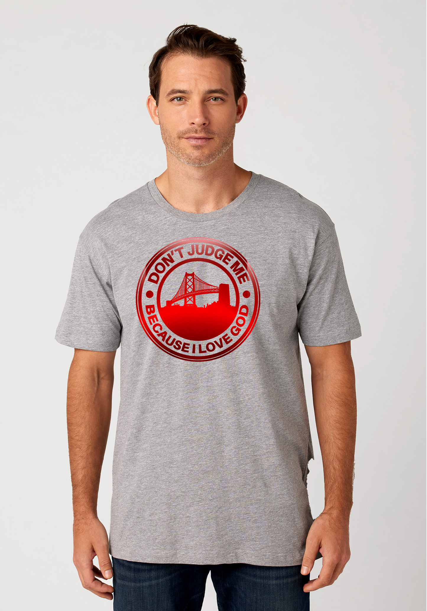 Heather Gray Unisex Faith T-Shirt - The Town