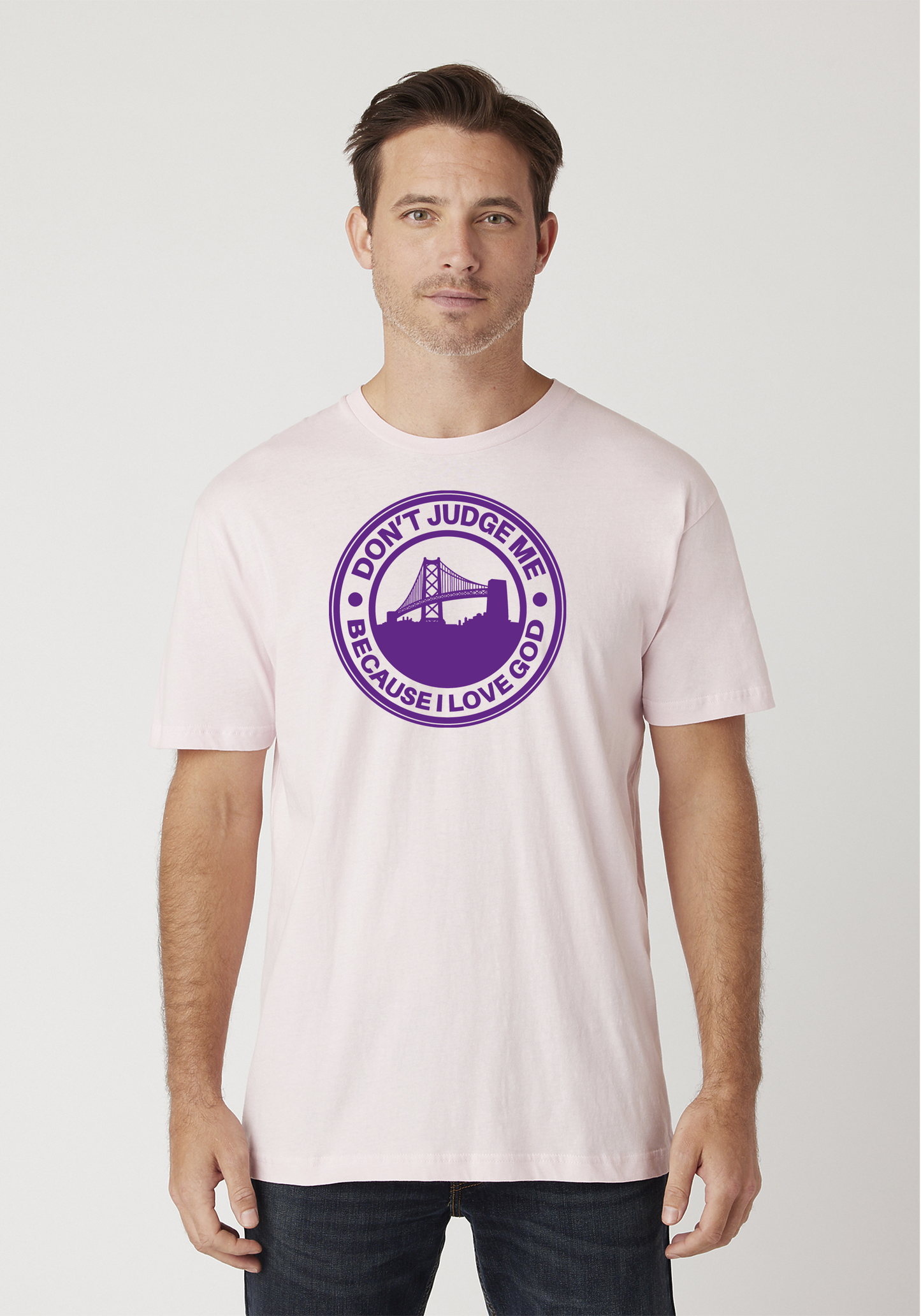 Light Pink - Unisex Faith Tee - The Town
