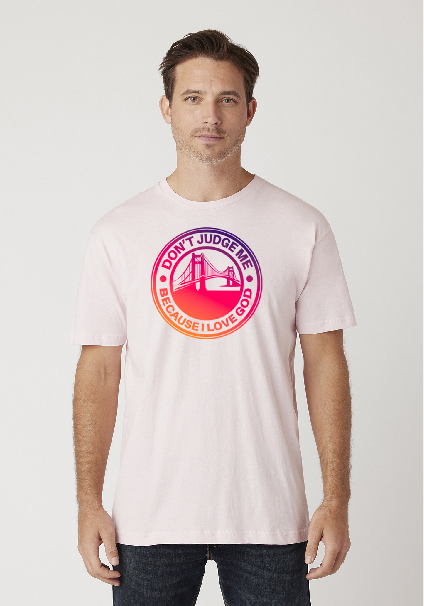 Light Pink - Unisex Faith Tee - The Bay