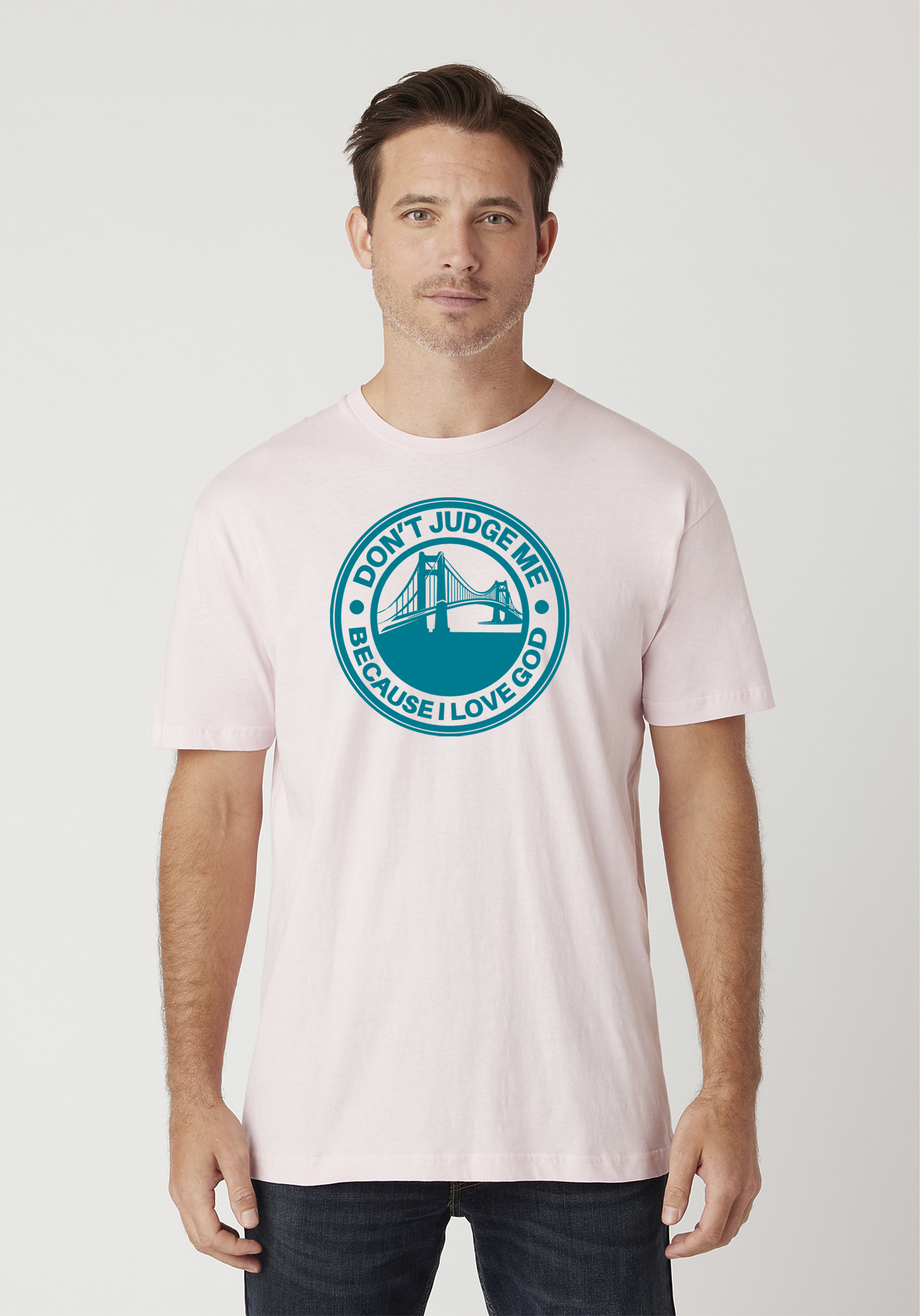 Light Pink - Unisex Faith Tee - The Bay