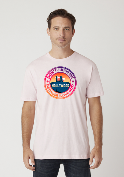 Light Pink - Unisex Faith Tee - Hollywood