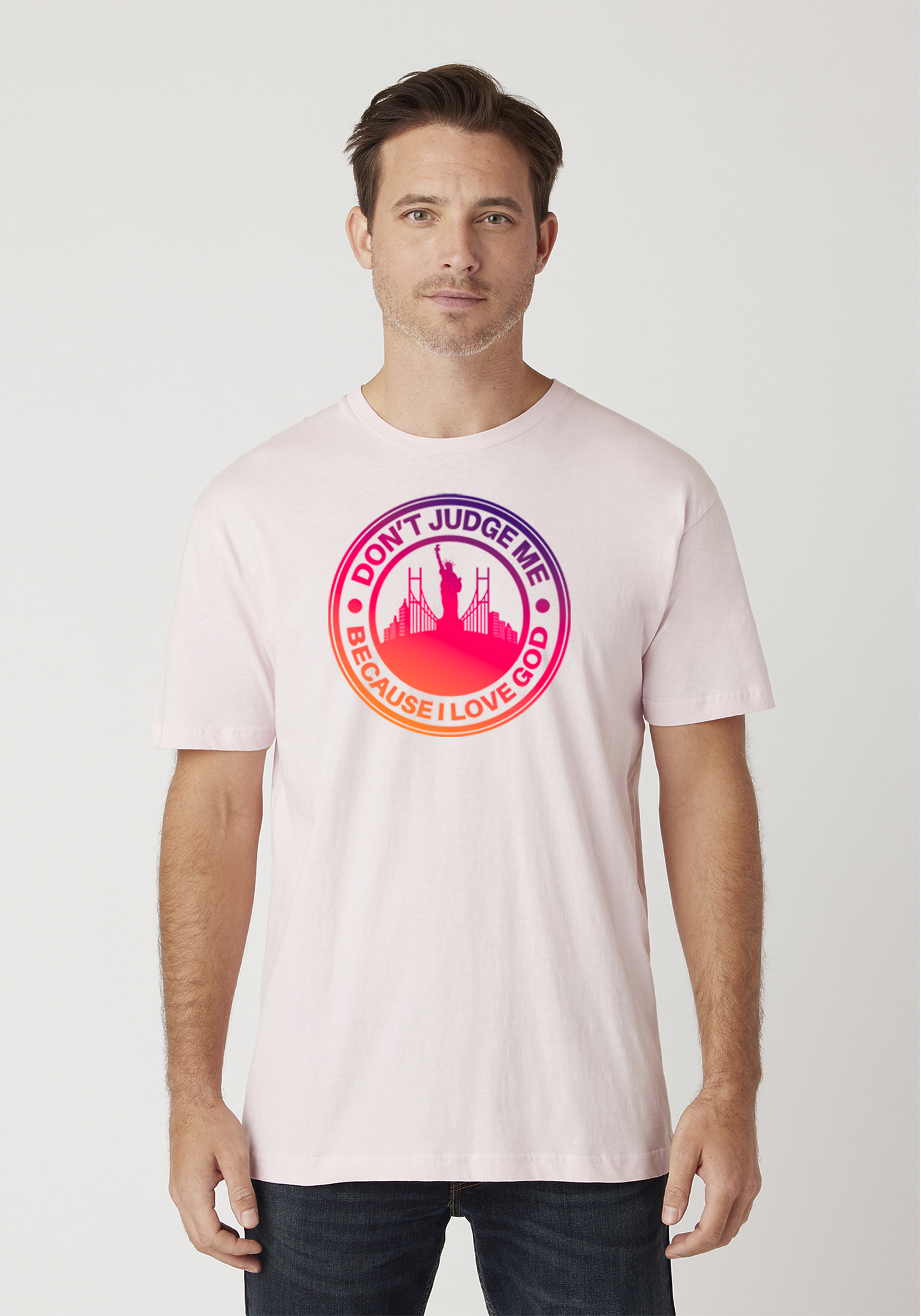 Light Pink - Unisex Faith Tee - The City