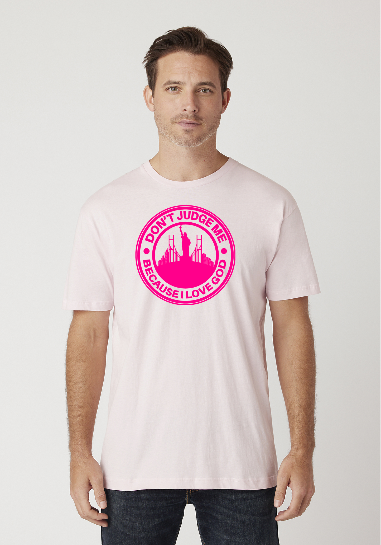 Light Pink - Unisex Faith Tee - The City