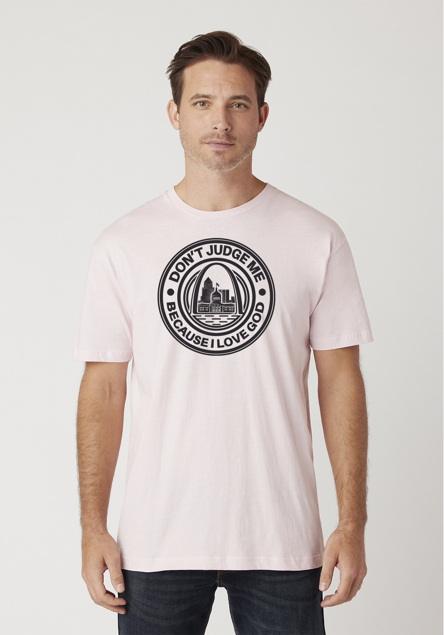 Light Pink - Unisex Faith Tee - The Lou