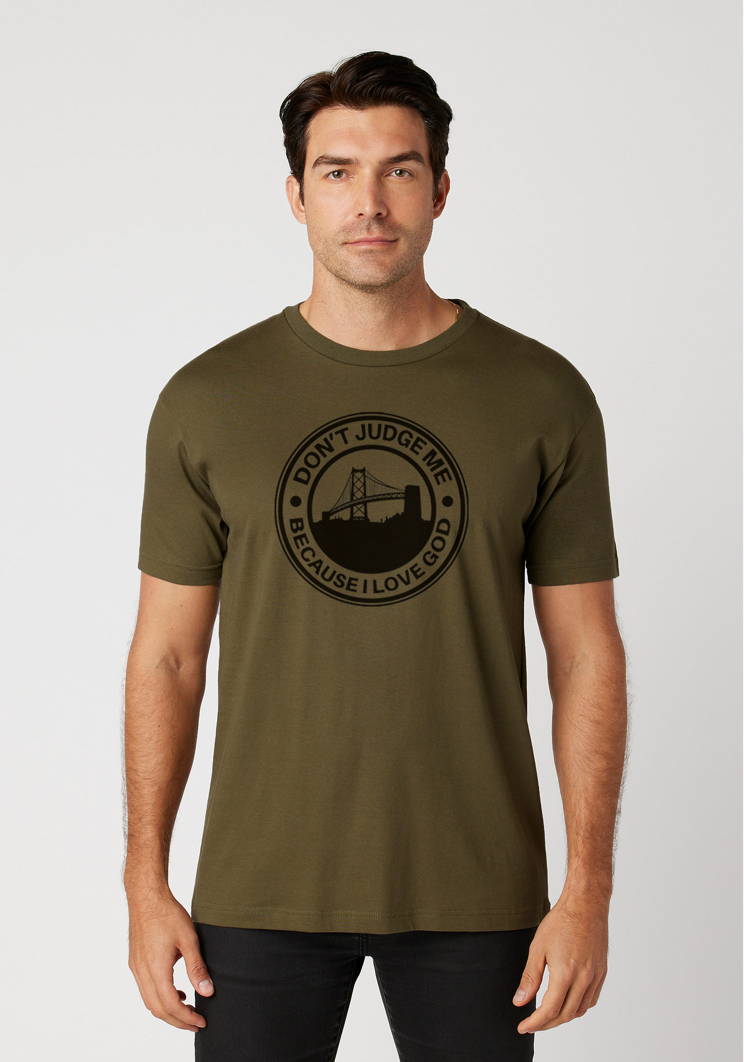 Military Green – Unisex Faith Tee – The Town