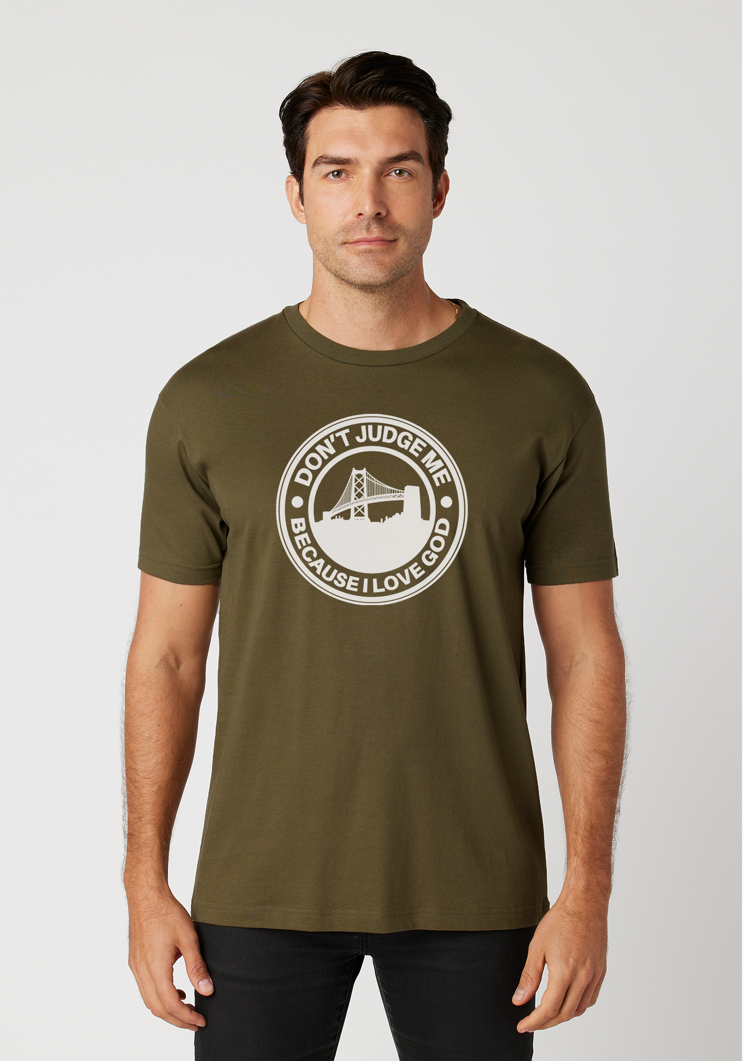 Military Green – Unisex Faith Tee – The Town