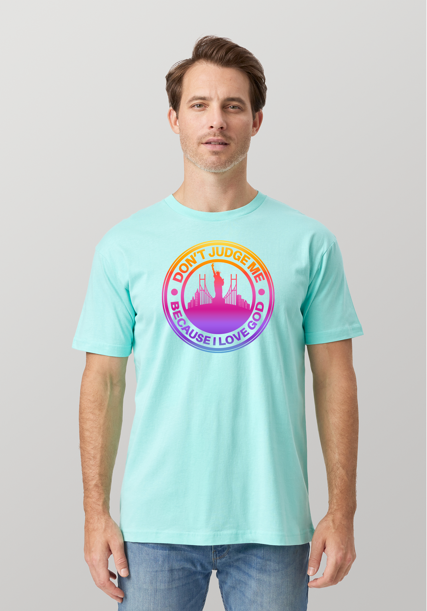 Mint Green - Unisex Faith Tee – The City