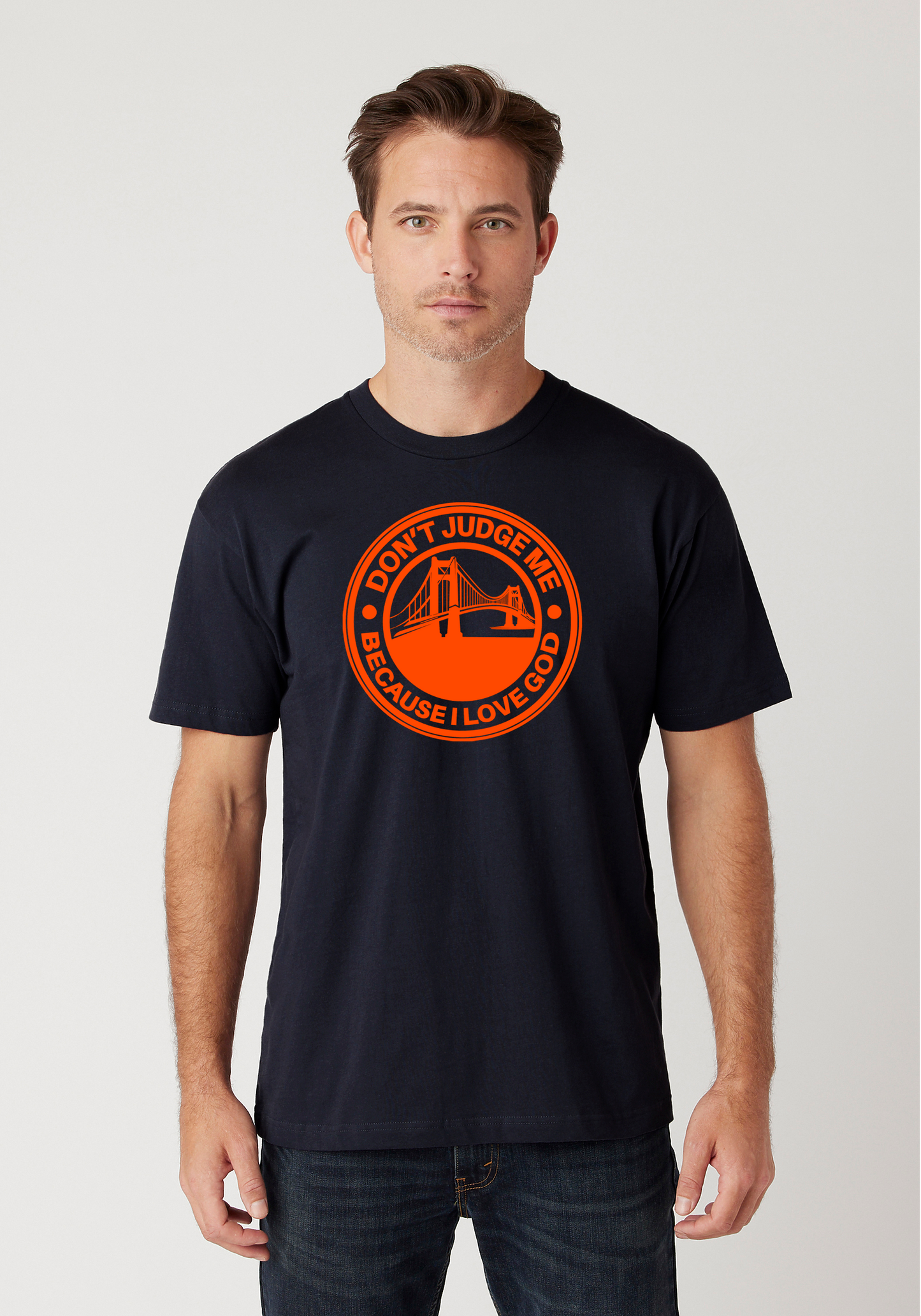 Navy - Unisex Faith Tee – The Bay