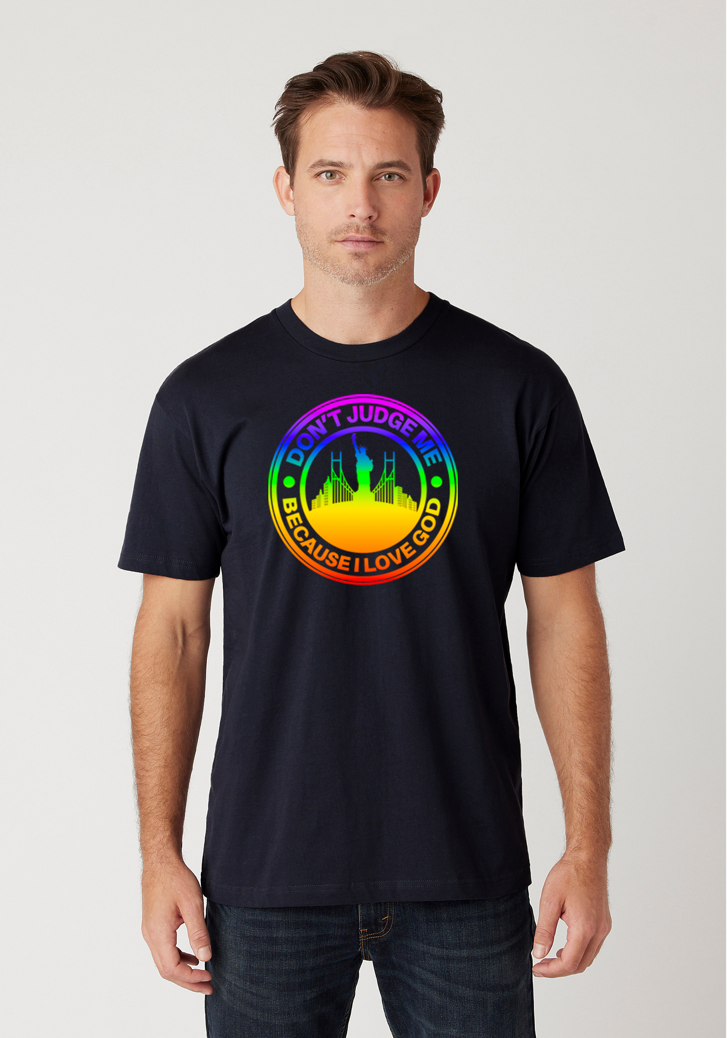Navy - Unisex Faith Tee – The City