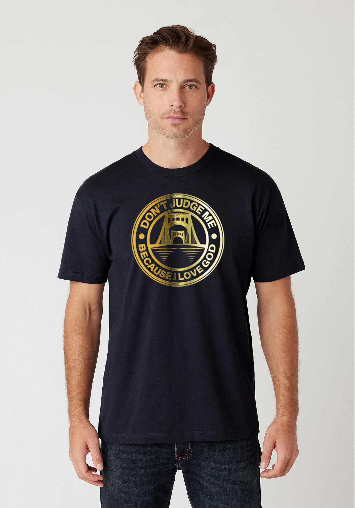 Navy - Unisex Faith Tee – The Capital