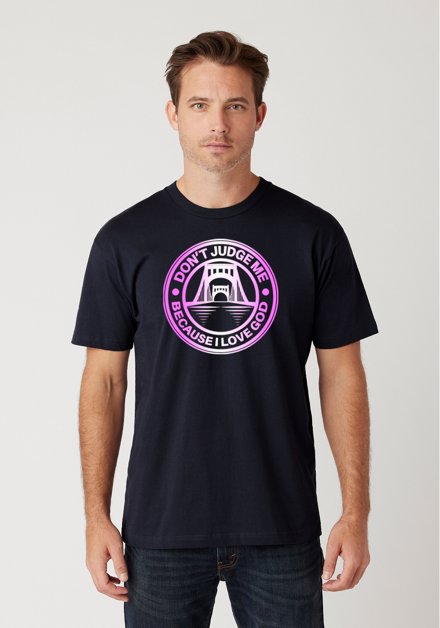 Navy - Unisex Faith Tee – The Capital