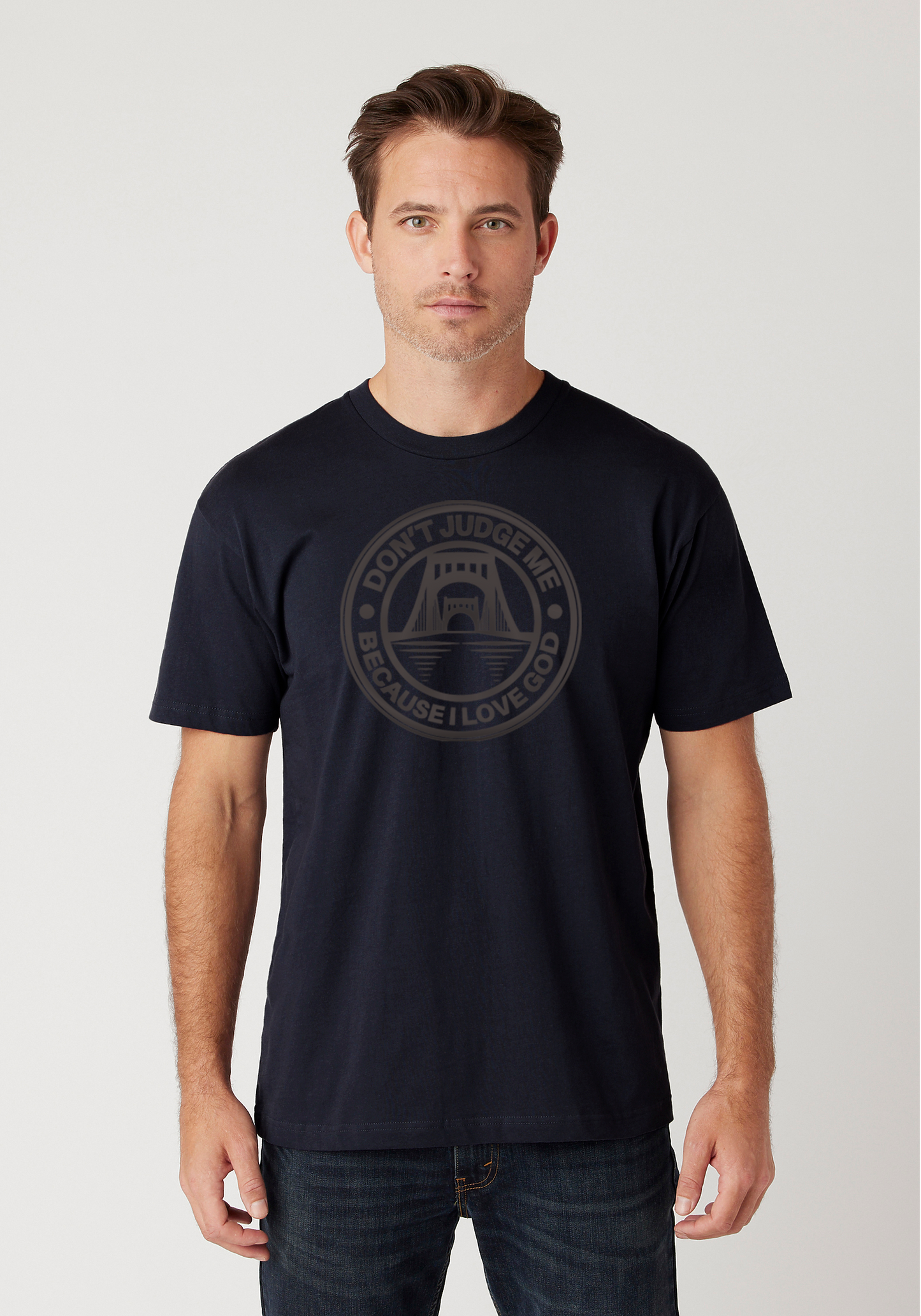 Navy - Unisex Faith Tee – The Capital