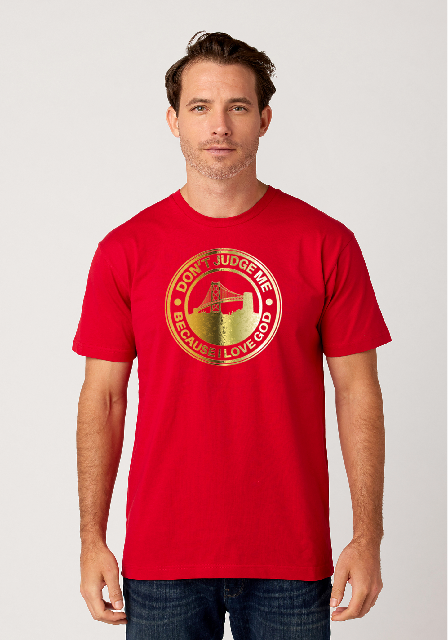 Red - Unisex Faith Tee - The Town