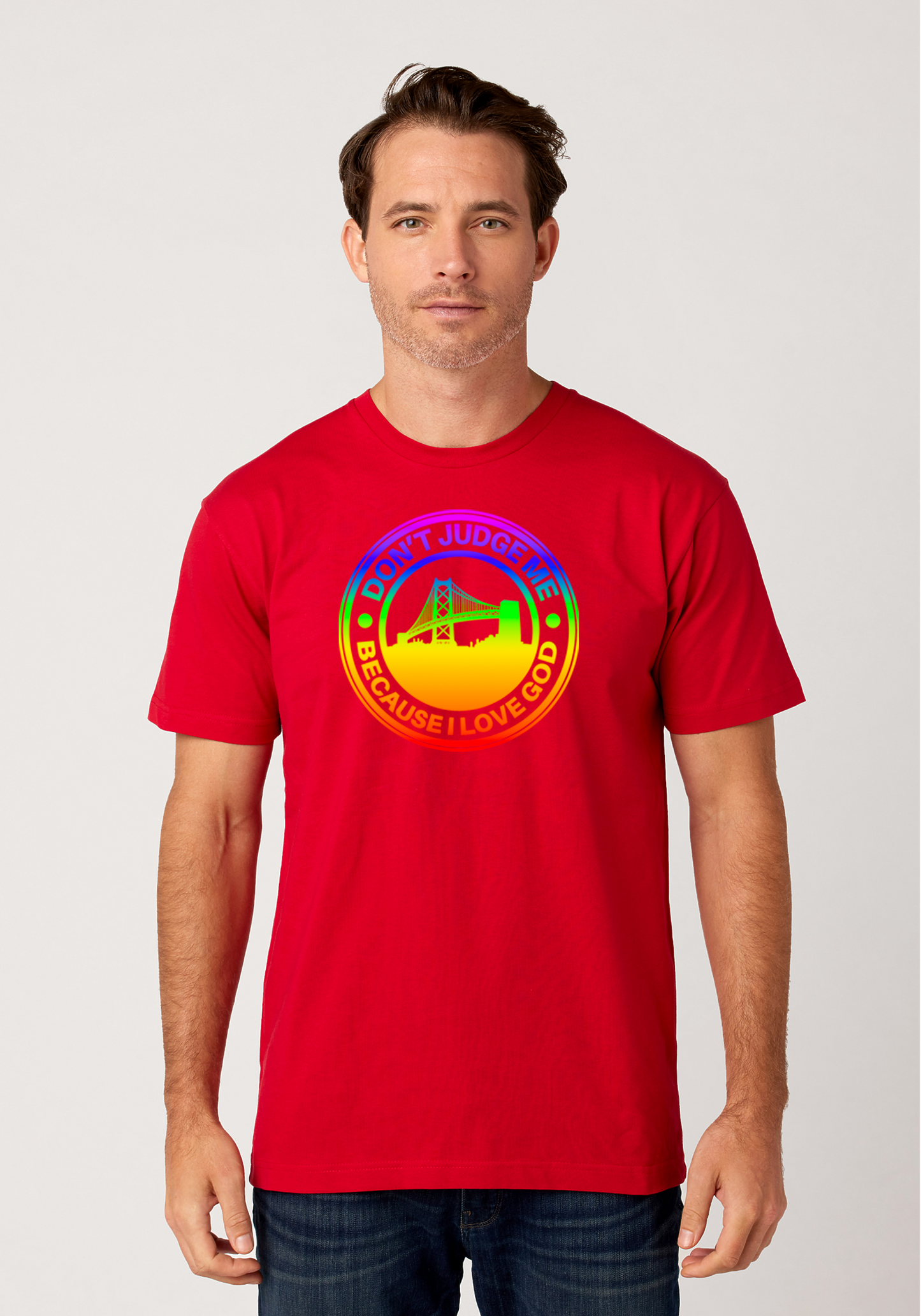 Red - Unisex Faith Tee - The Town