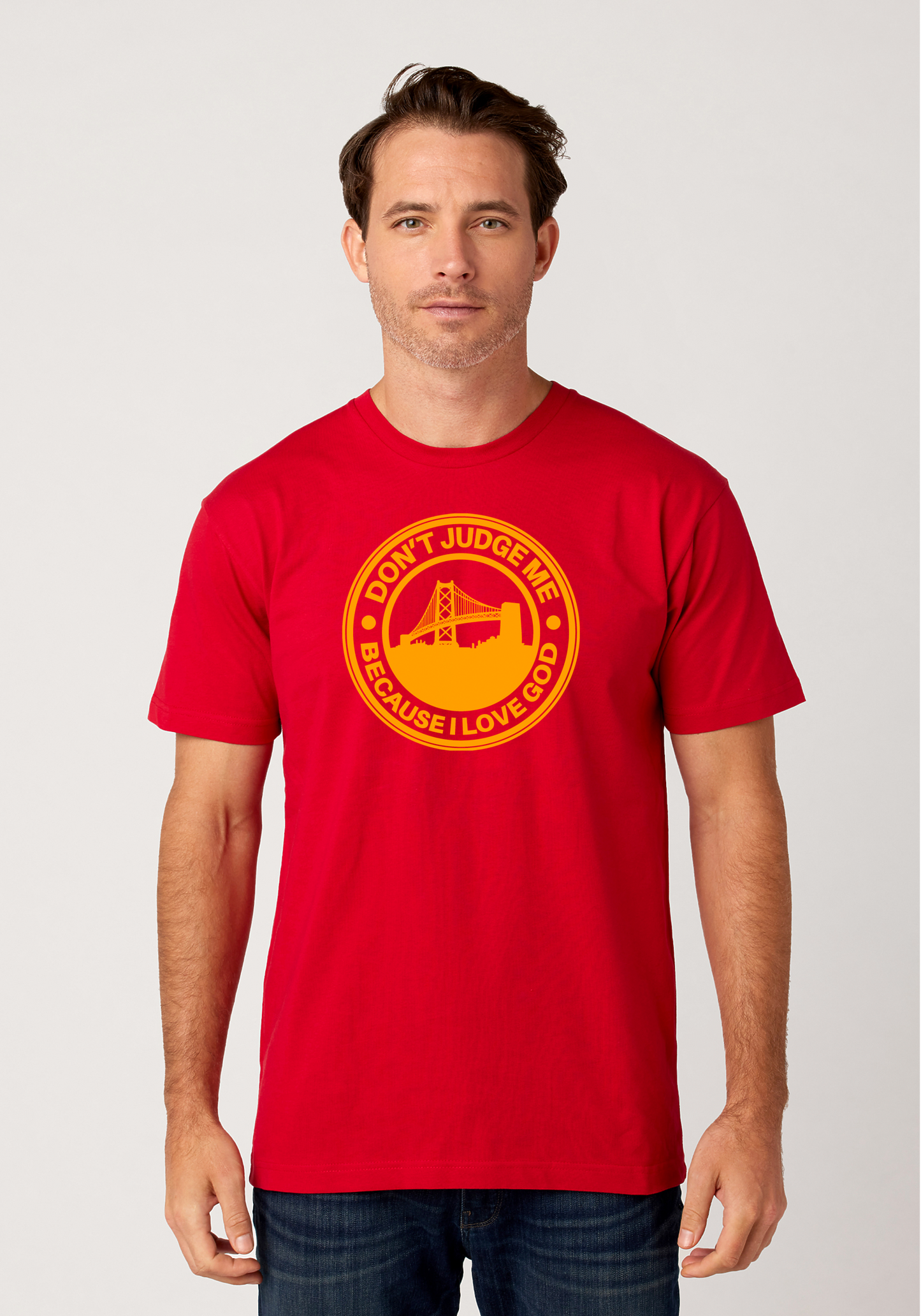 Red - Unisex Faith Tee - The Town