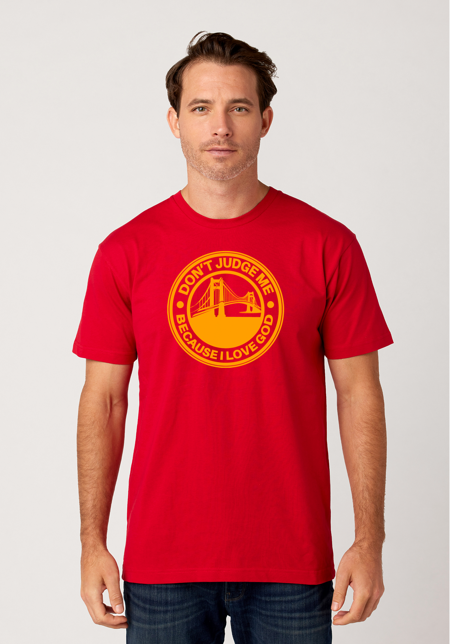 Red – Unisex Faith Tee – The Bay