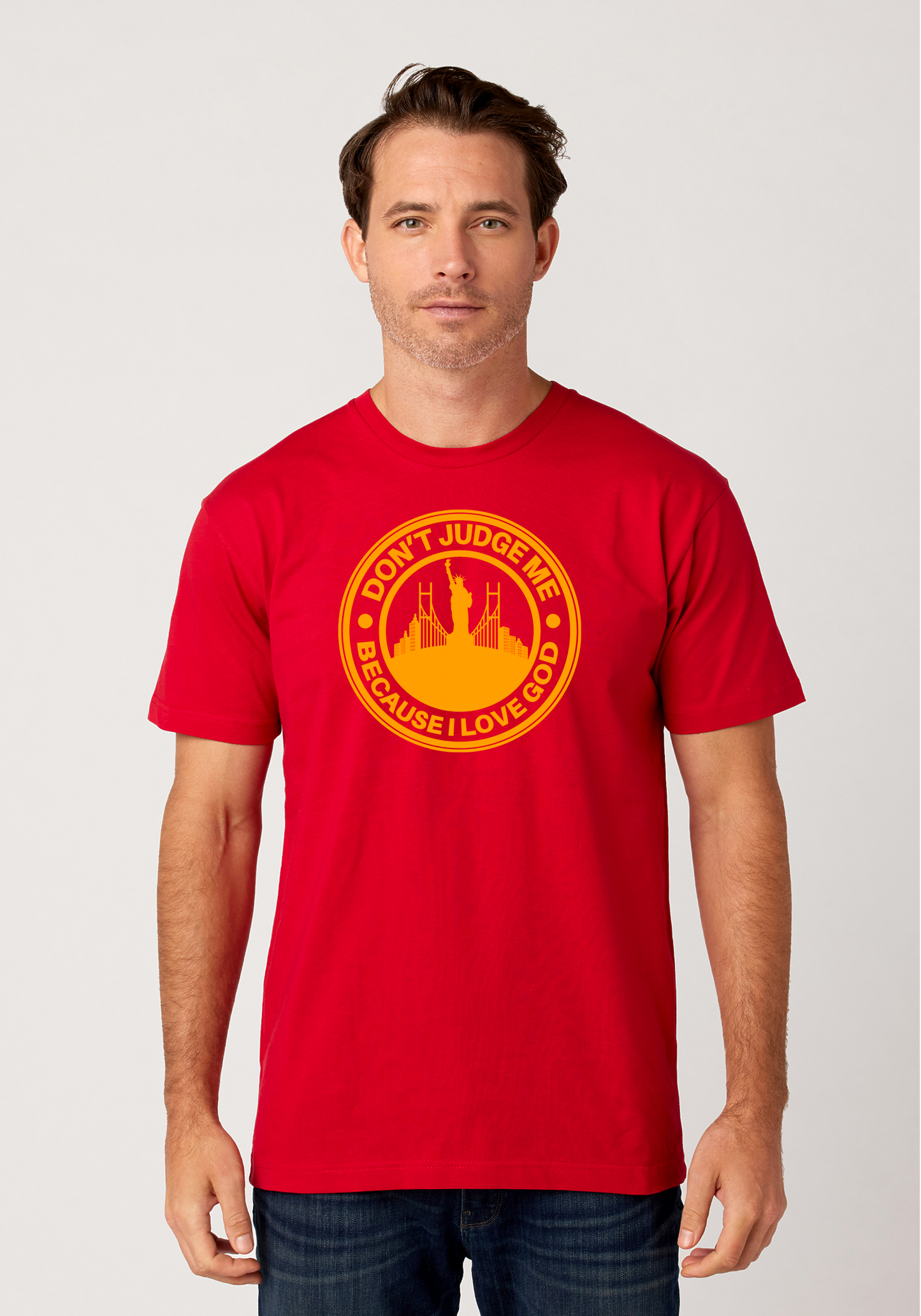 Red – Unisex Faith Tee – The City (NYC)