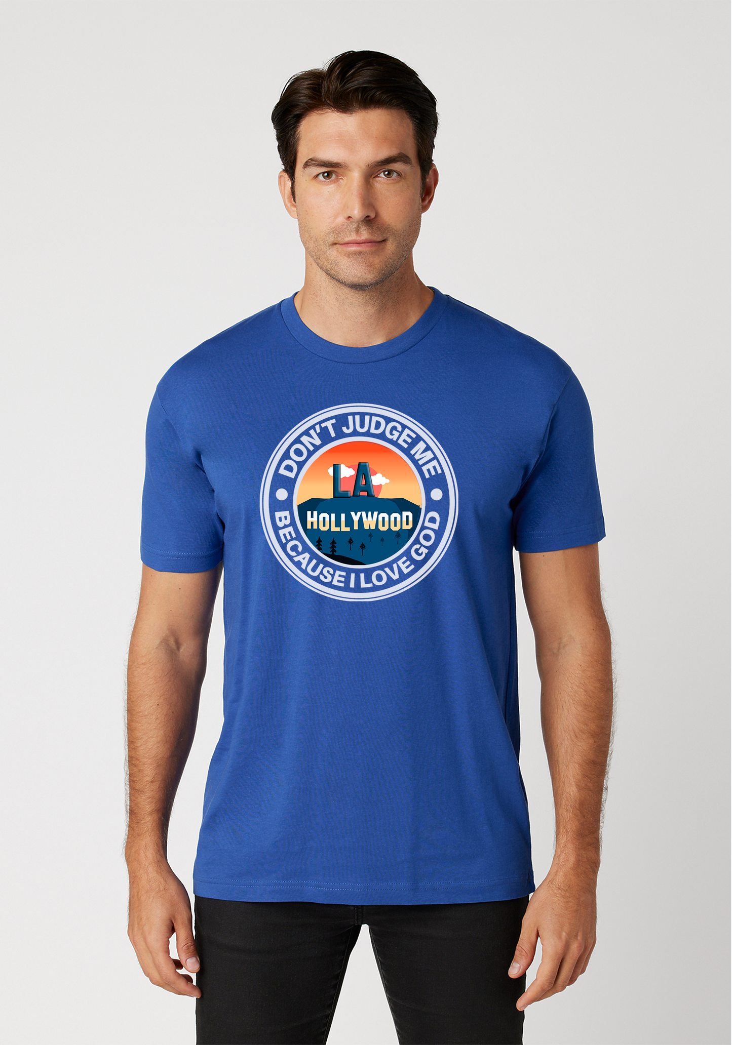 Royal Blue - Unisex Faith Tee – Hollywood