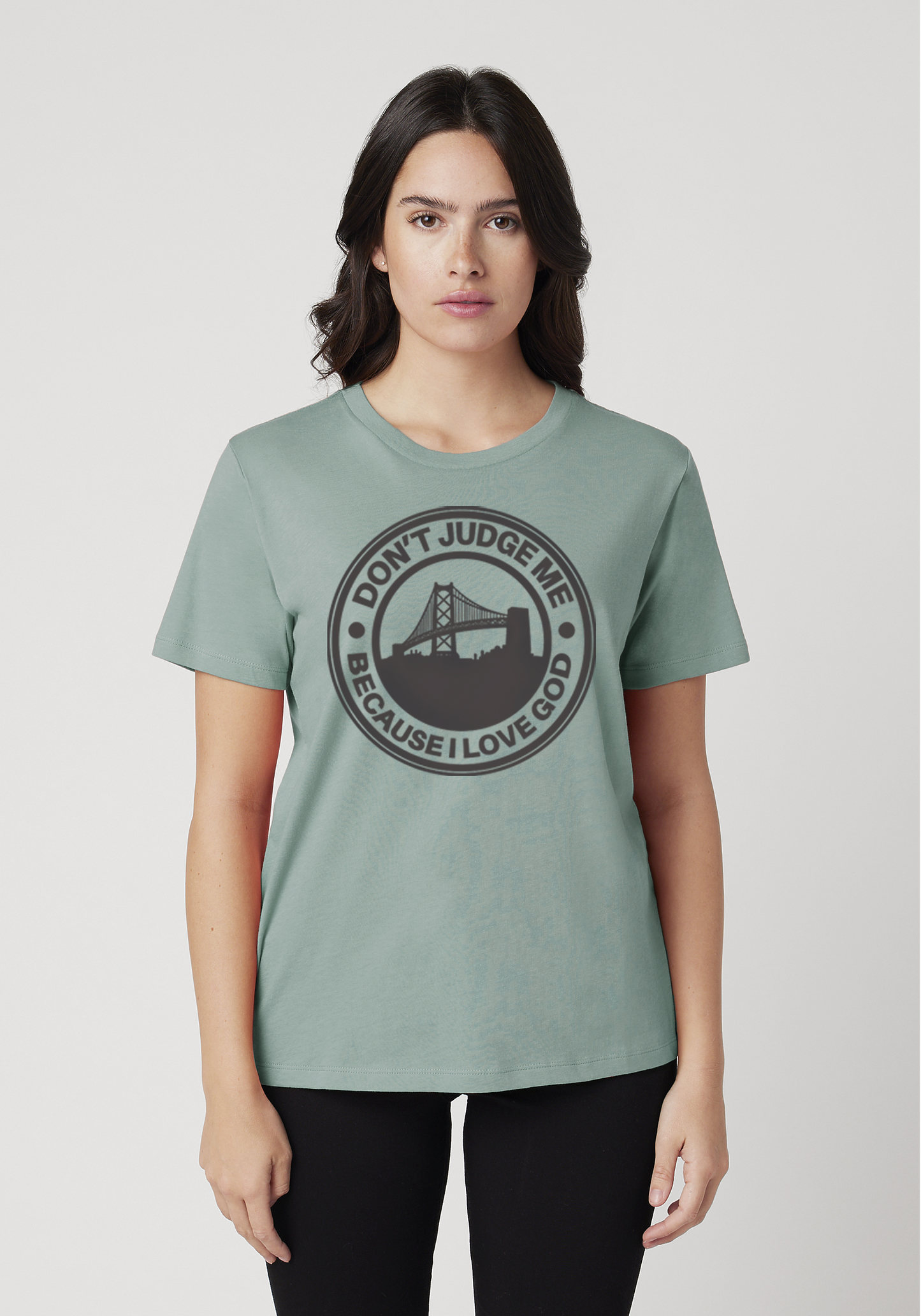 Seafoam Green Unisex Faith T-Shirt - The Town
