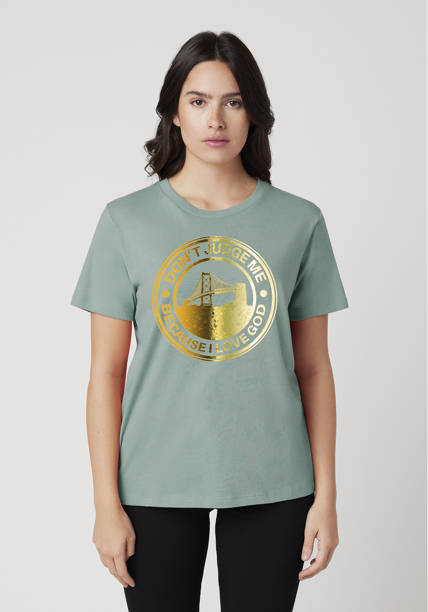 Seafoam Green Unisex Faith T-Shirt - The Town