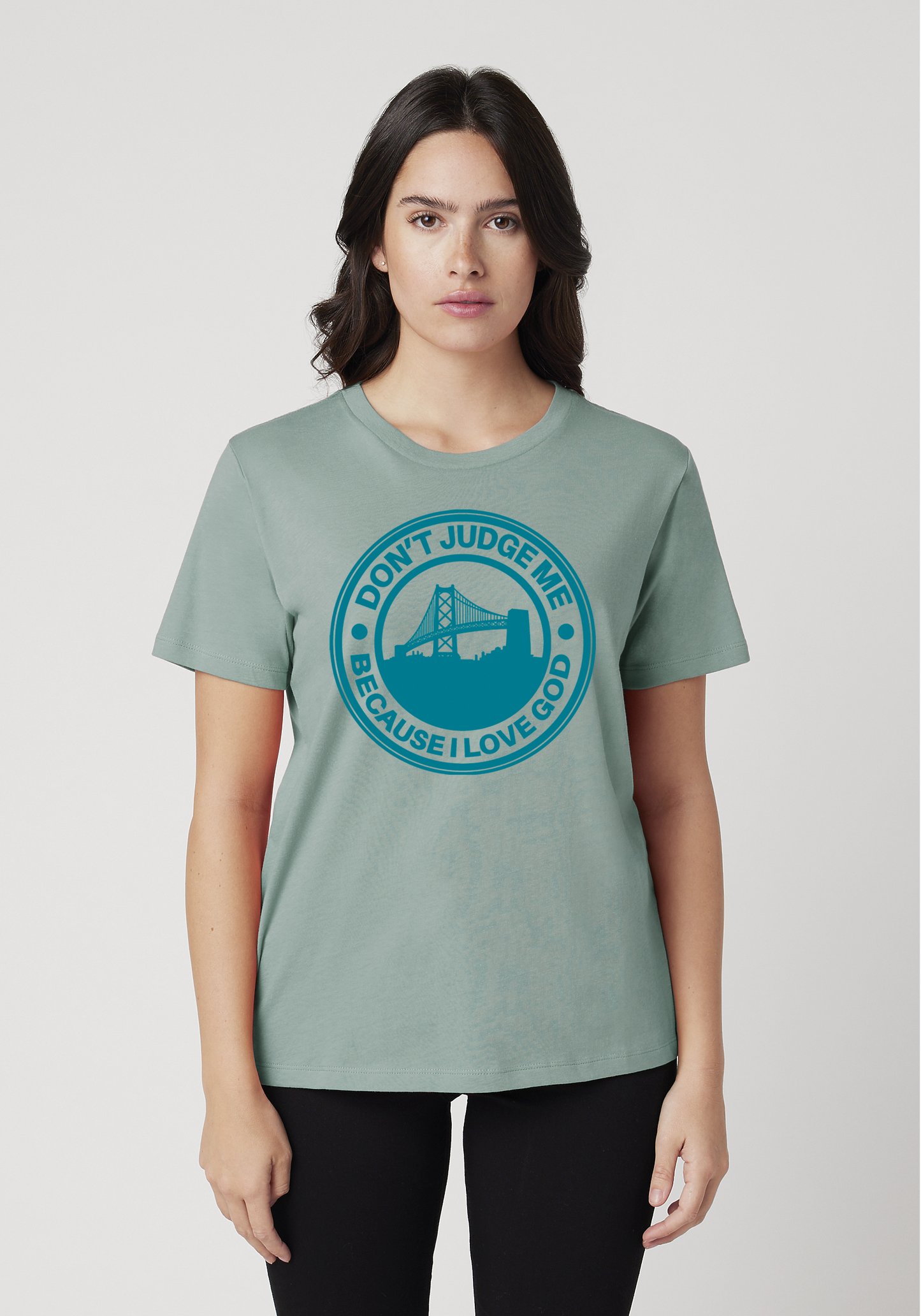 Seafoam Green Unisex Faith T-Shirt - The Town