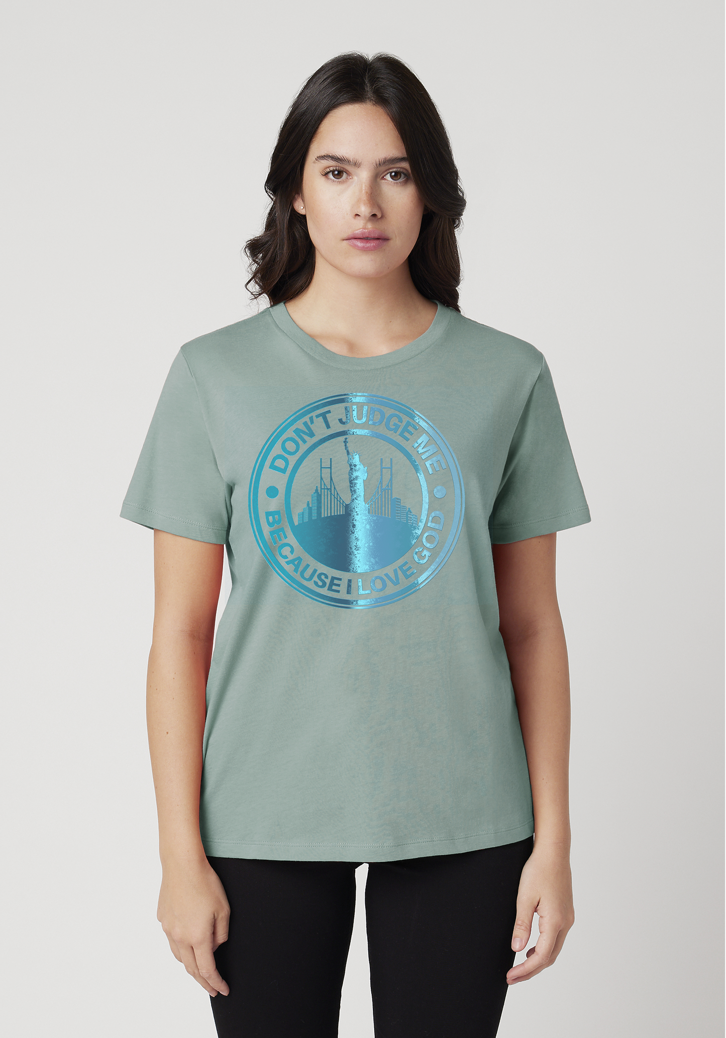 Seafoam Green Unisex Faith T-Shirt - The City