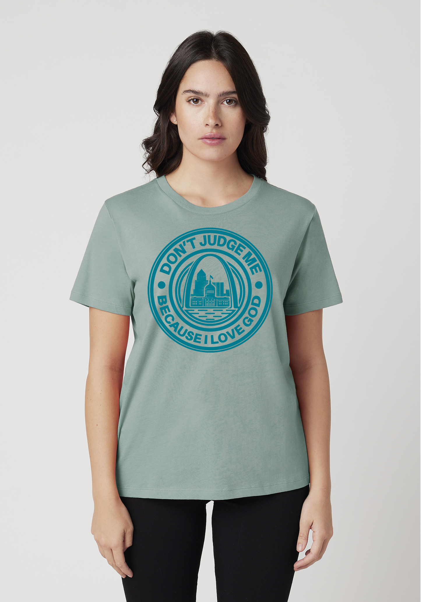 Seafoam Green Unisex Faith T-Shirt - The Lou