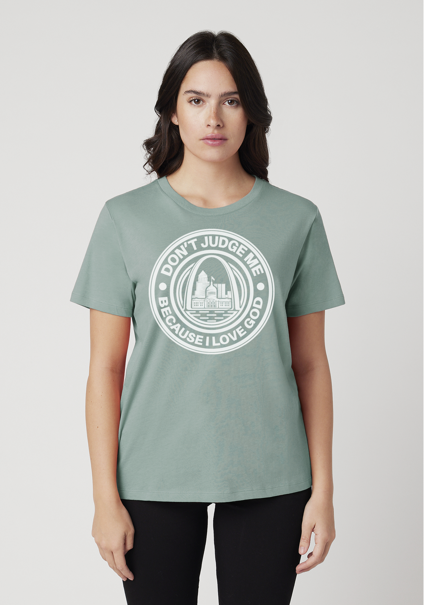 Seafoam Green Unisex Faith T-Shirt - The Lou