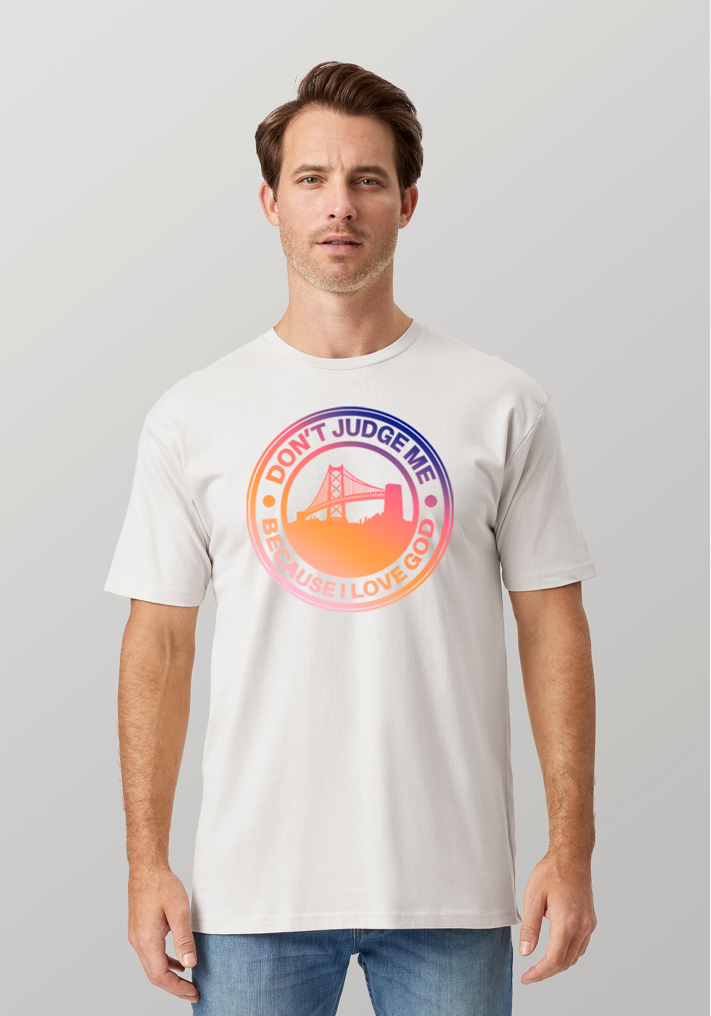 White Unisex Faith T-Shirt - The Town