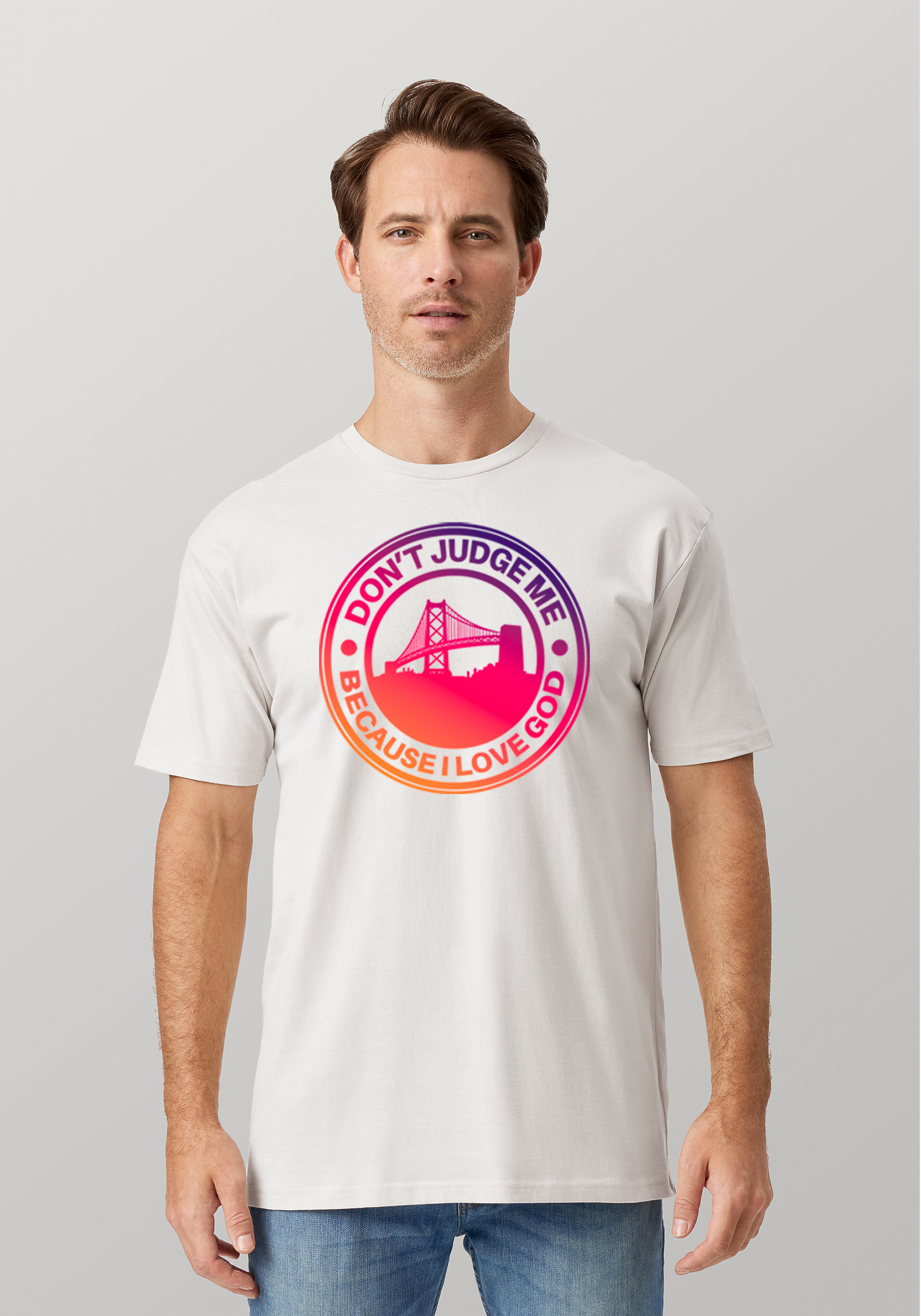 White Unisex Faith T-Shirt - The Town