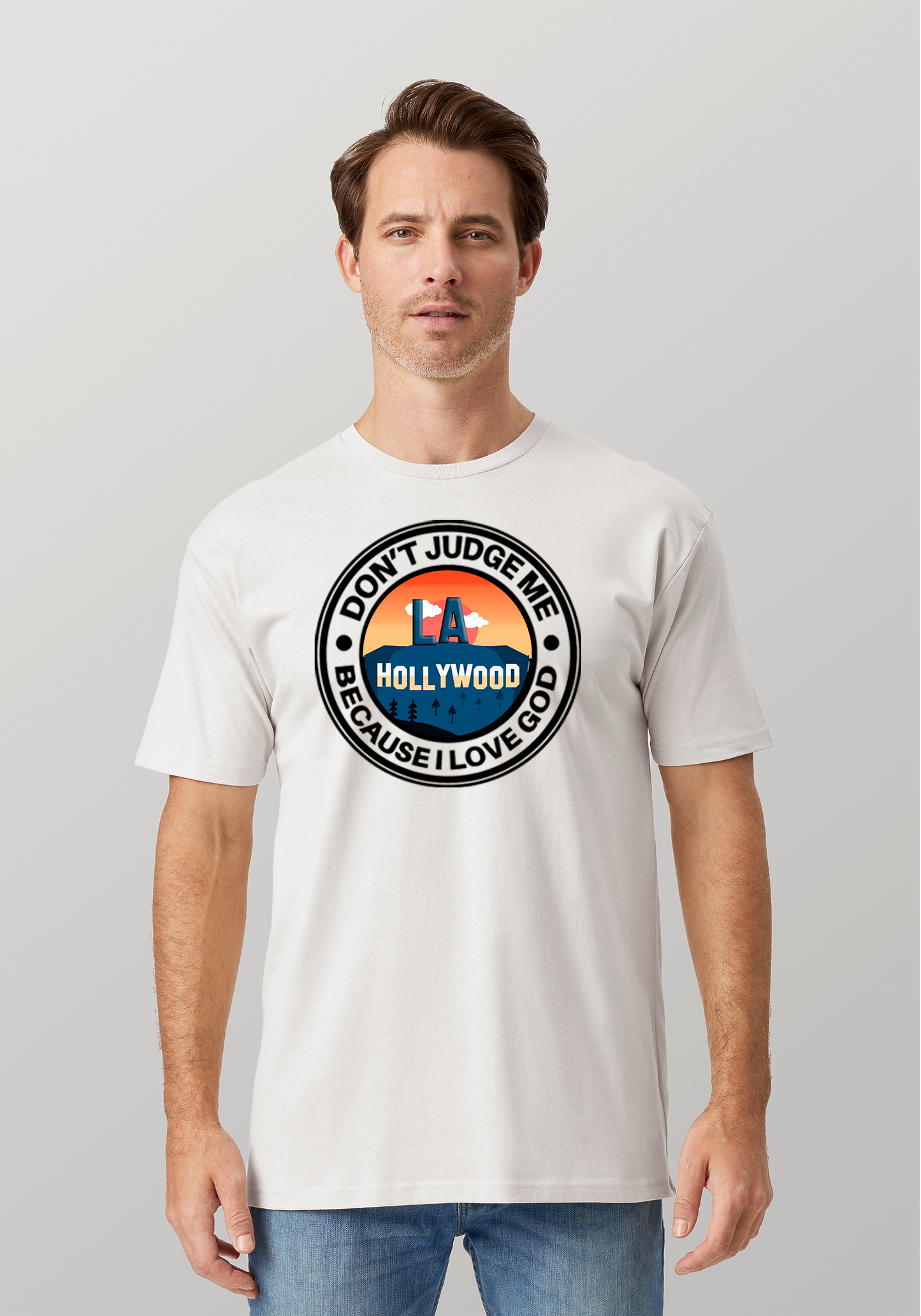 White Unisex Faith T-Shirt - Hollywood