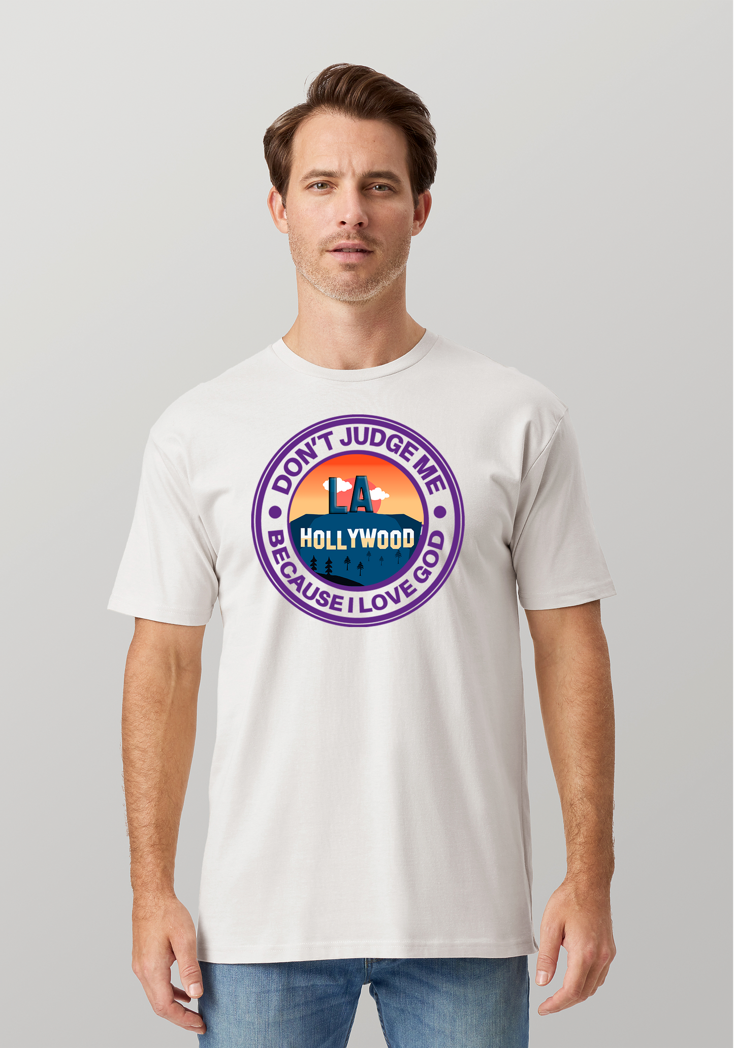 White Unisex Faith T-Shirt - Hollywood