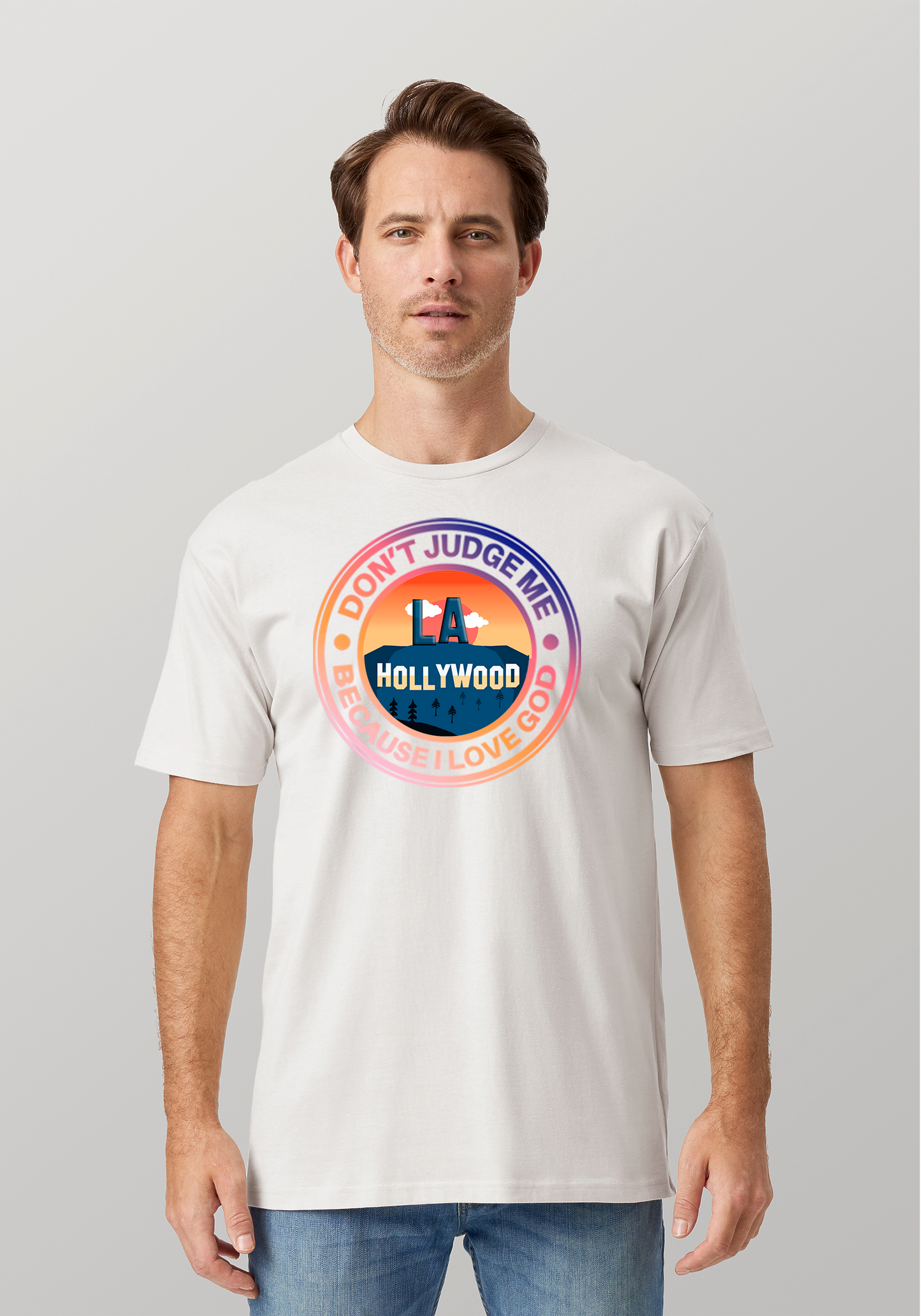 White Unisex Faith T-Shirt - Hollywood