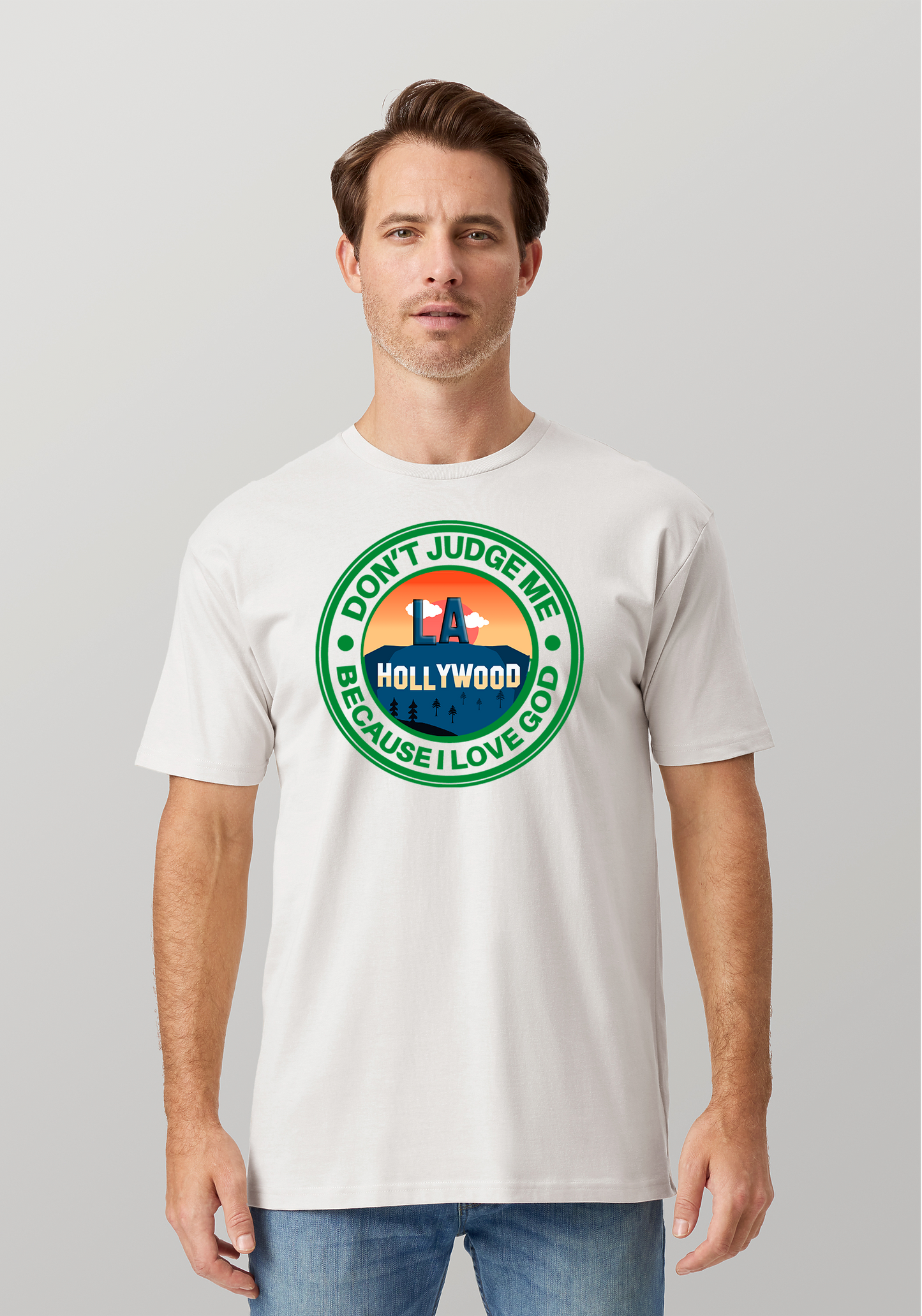 White Unisex Faith T-Shirt - Hollywood