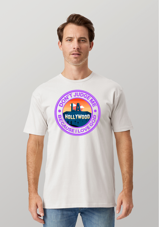 White Unisex Faith T-Shirt - Hollywood