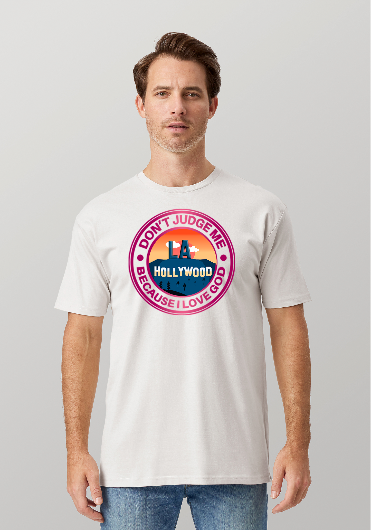 White Unisex Faith T-Shirt - Hollywood