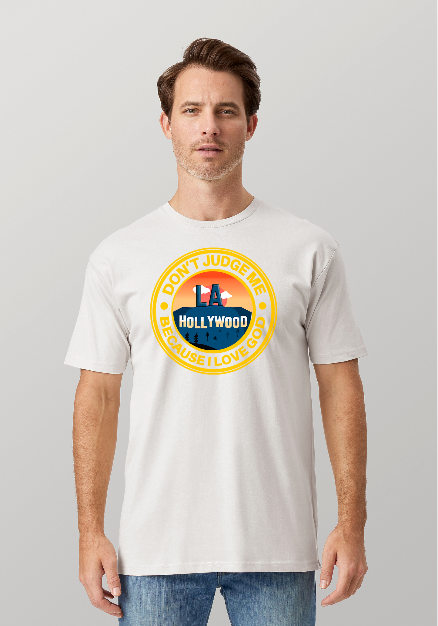 White Unisex Faith T-Shirt - Hollywood