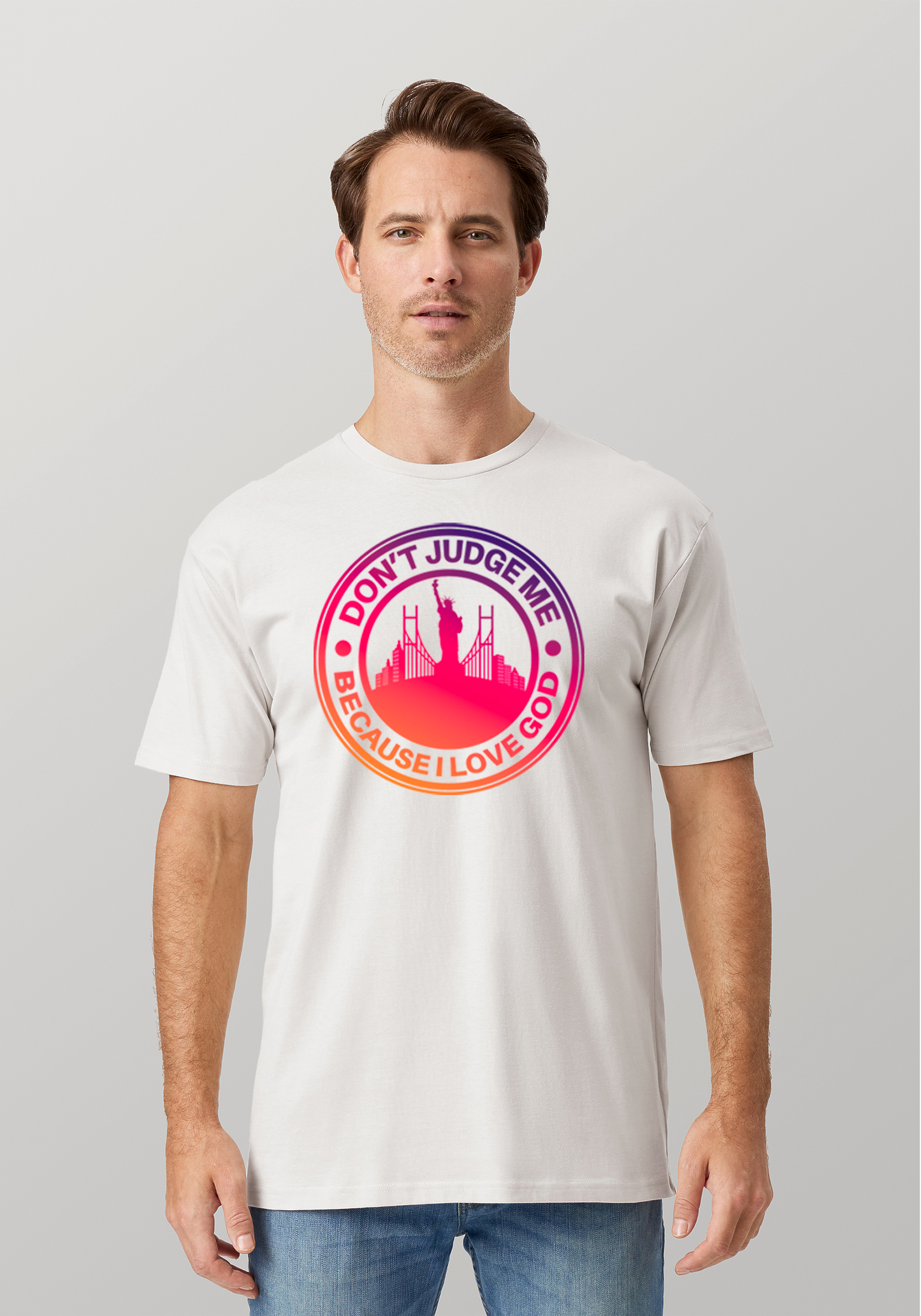 White Unisex Faith T-Shirt - The City