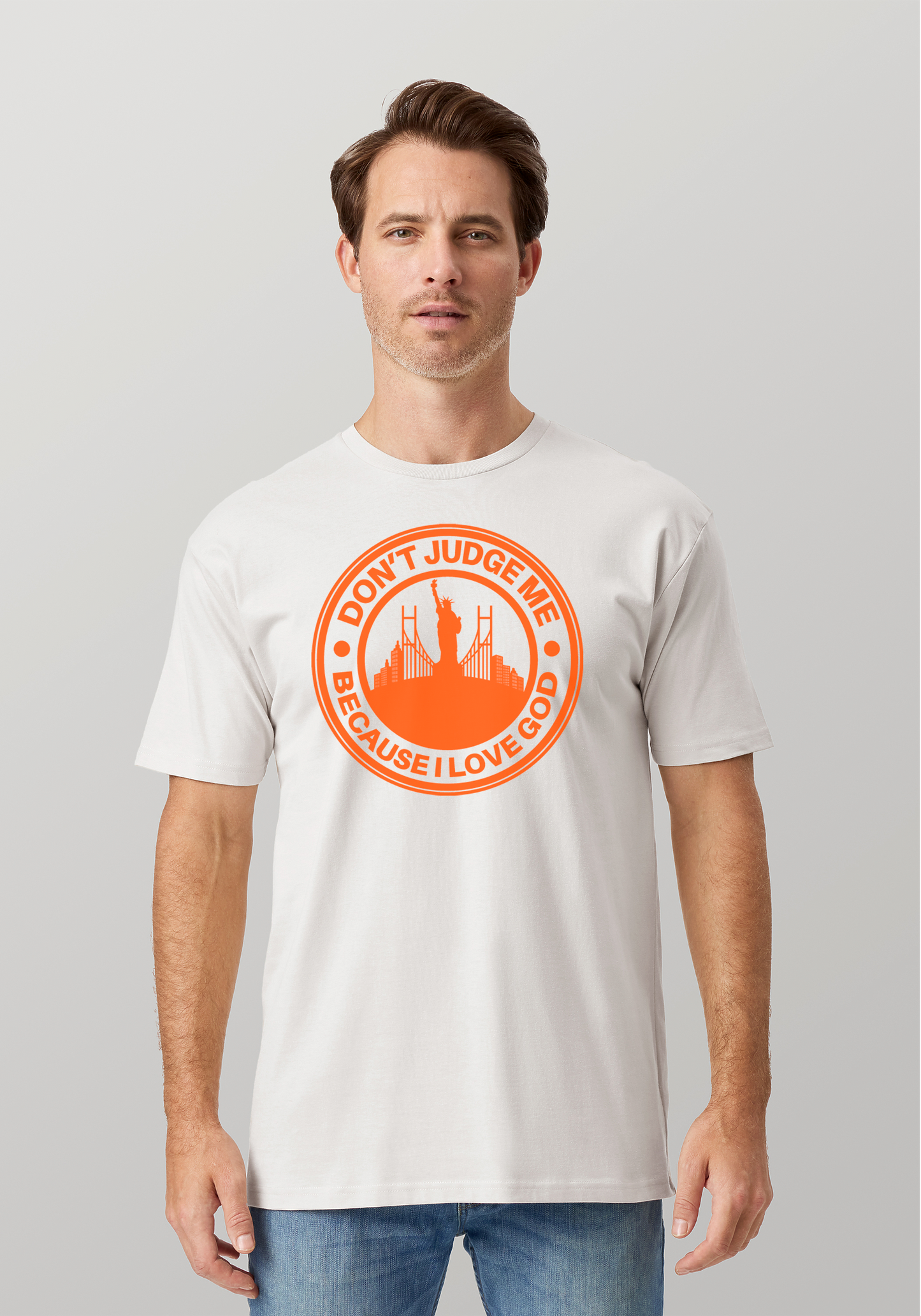 White Unisex Faith T-Shirt - The City