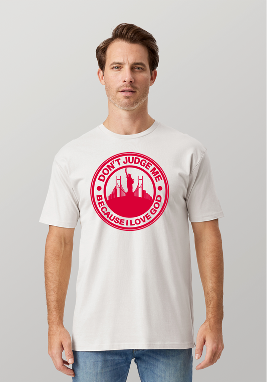 White Unisex Faith T-Shirt - The City