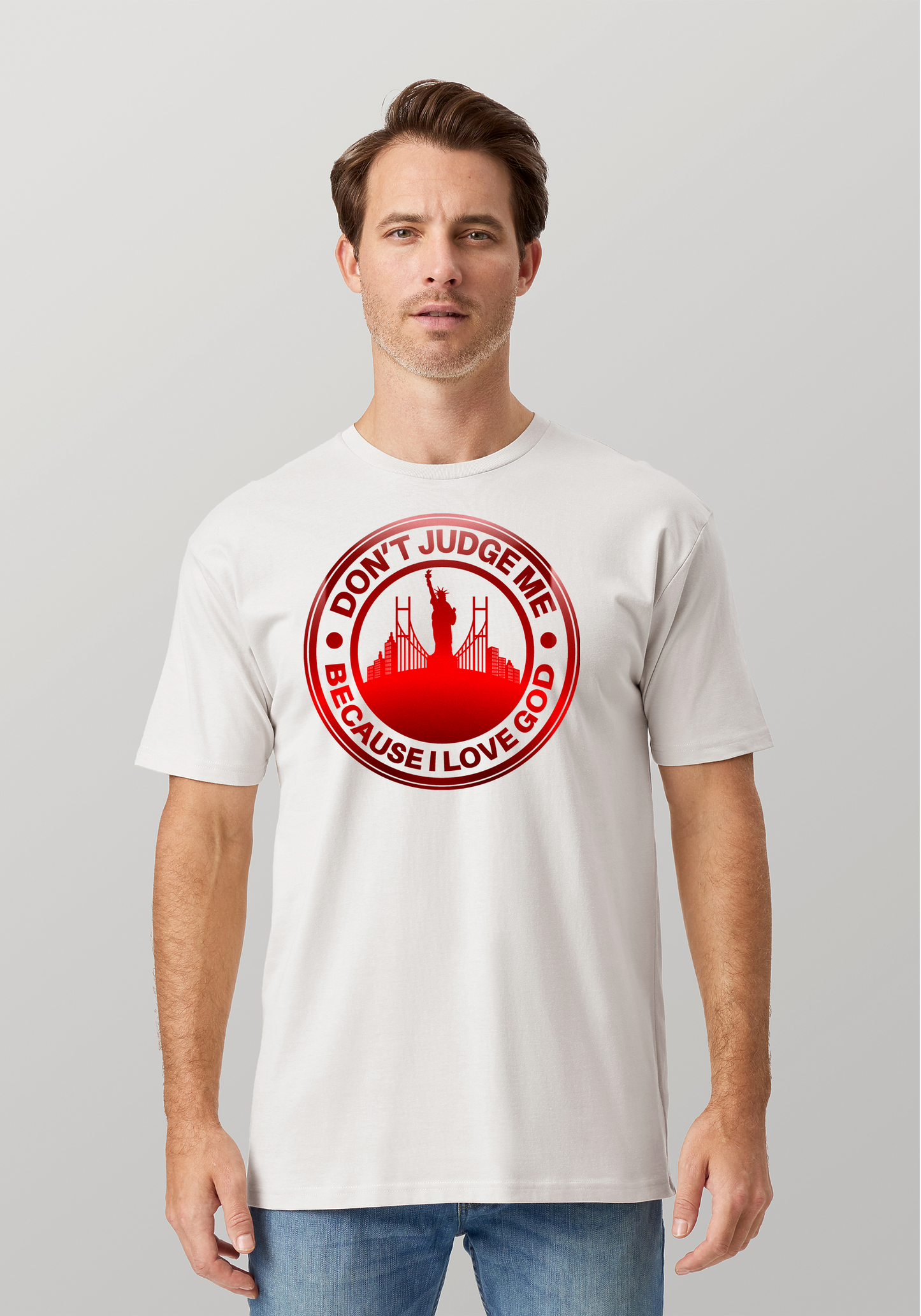 White Unisex Faith T-Shirt - The City