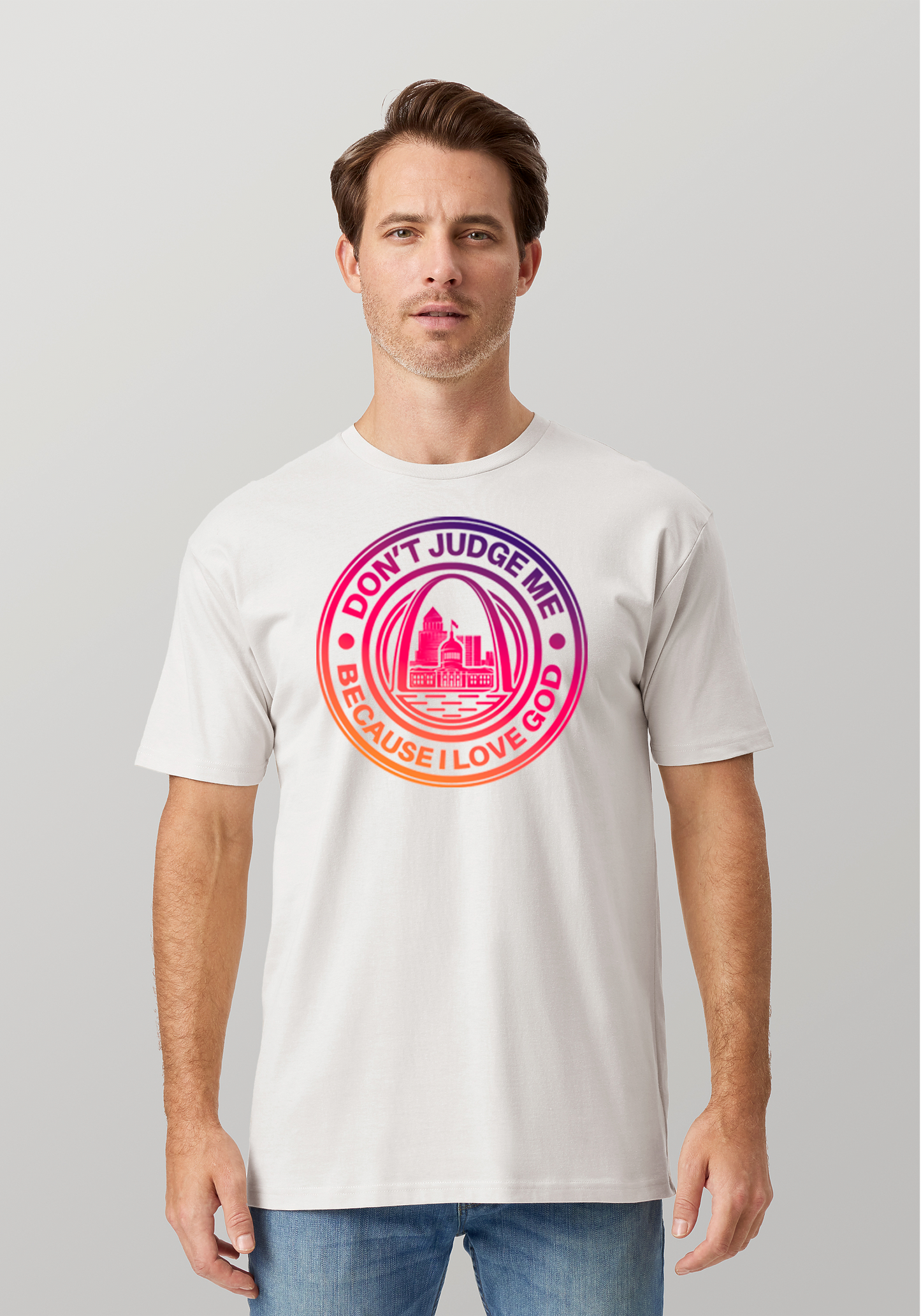 White Unisex Faith T-Shirt - The Lou