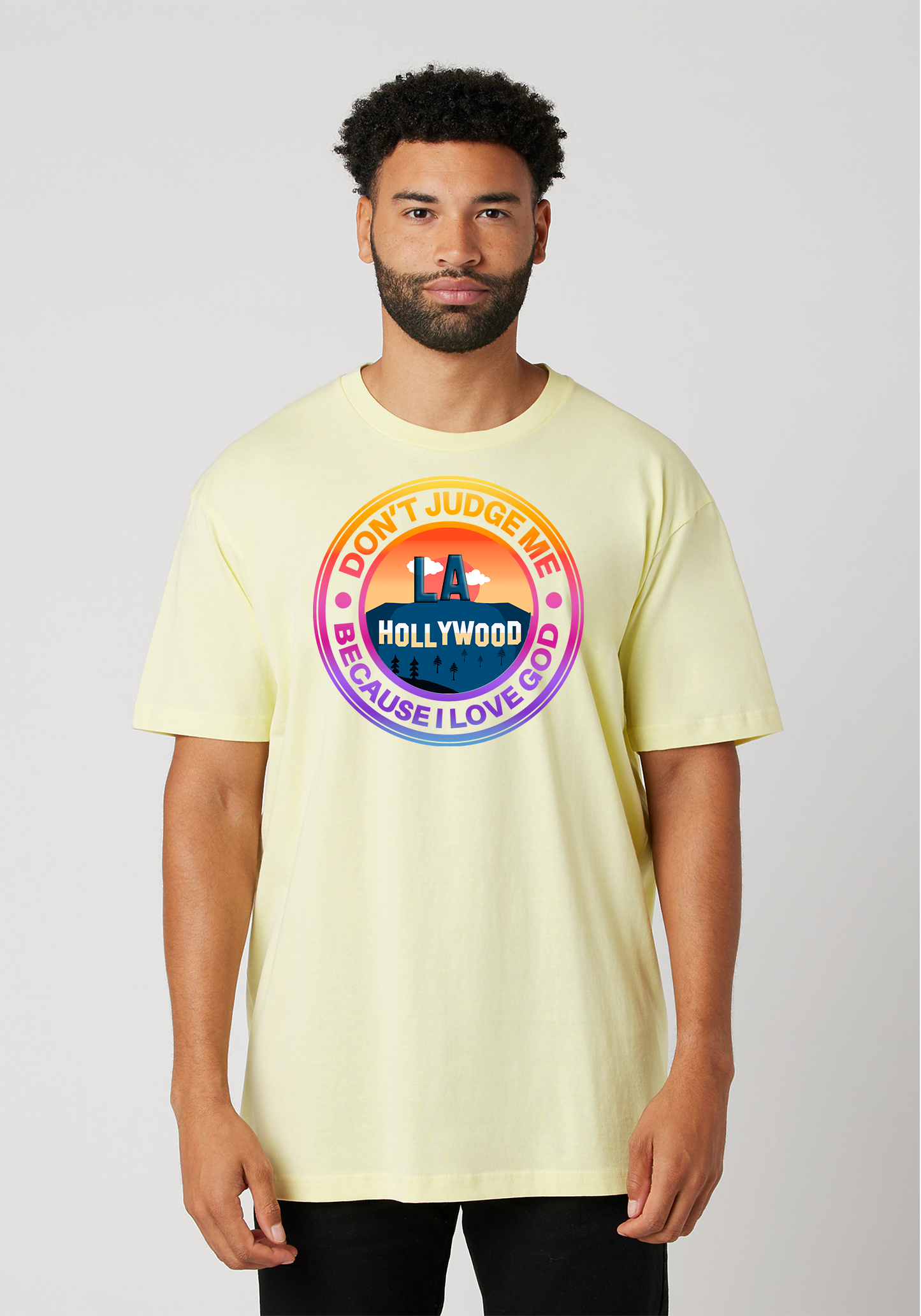 Yellow Unisex Faith T-Shirt - Hollywood