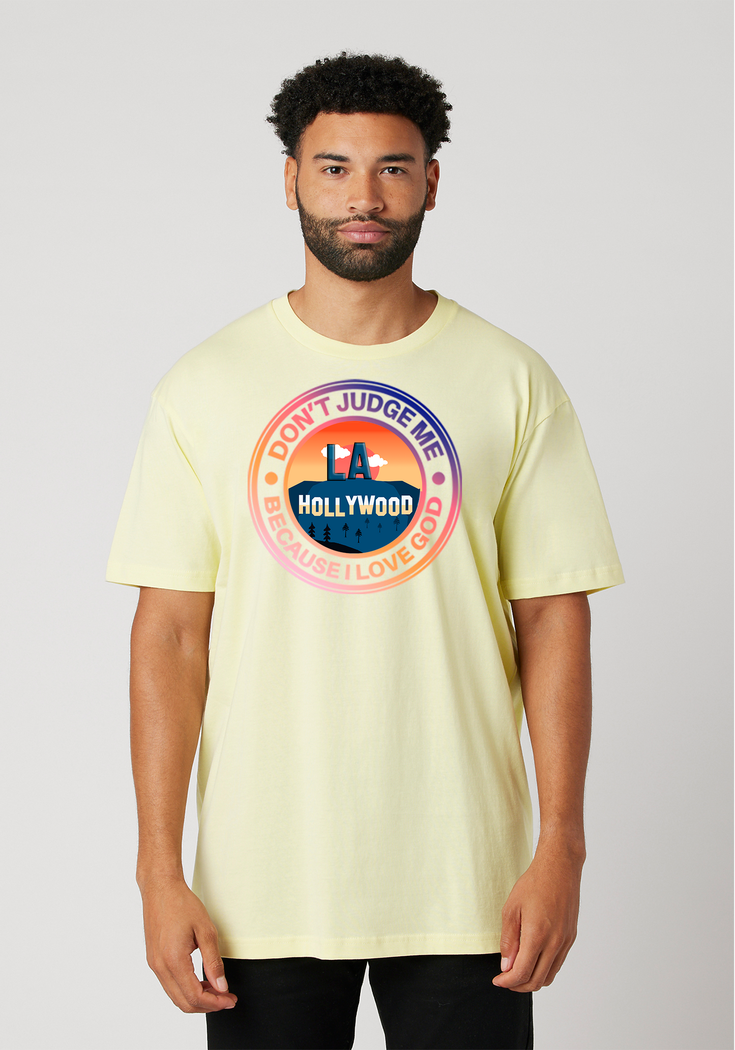 Yellow Unisex Faith T-Shirt - Hollywood