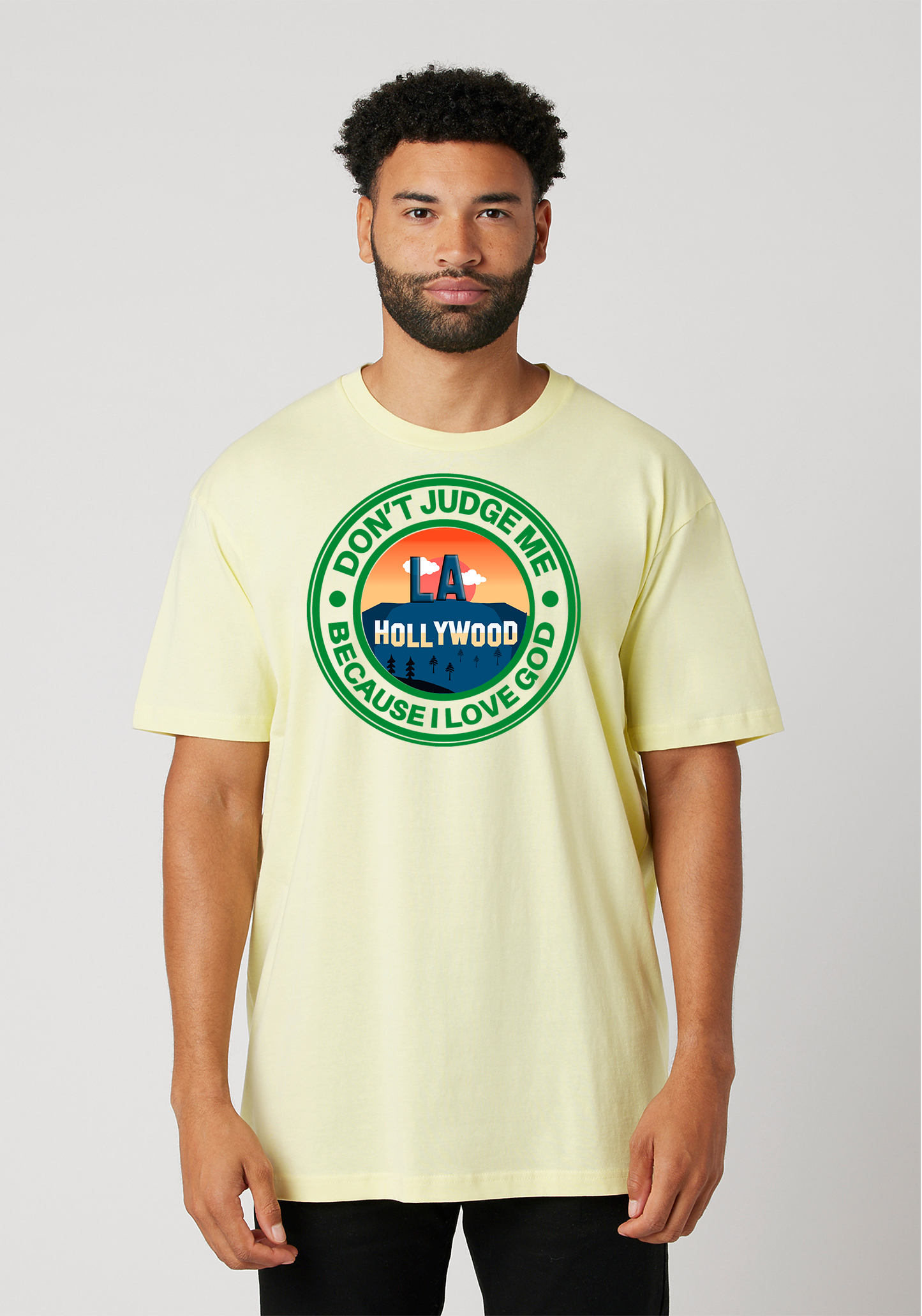 Yellow Unisex Faith T-Shirt - Hollywood
