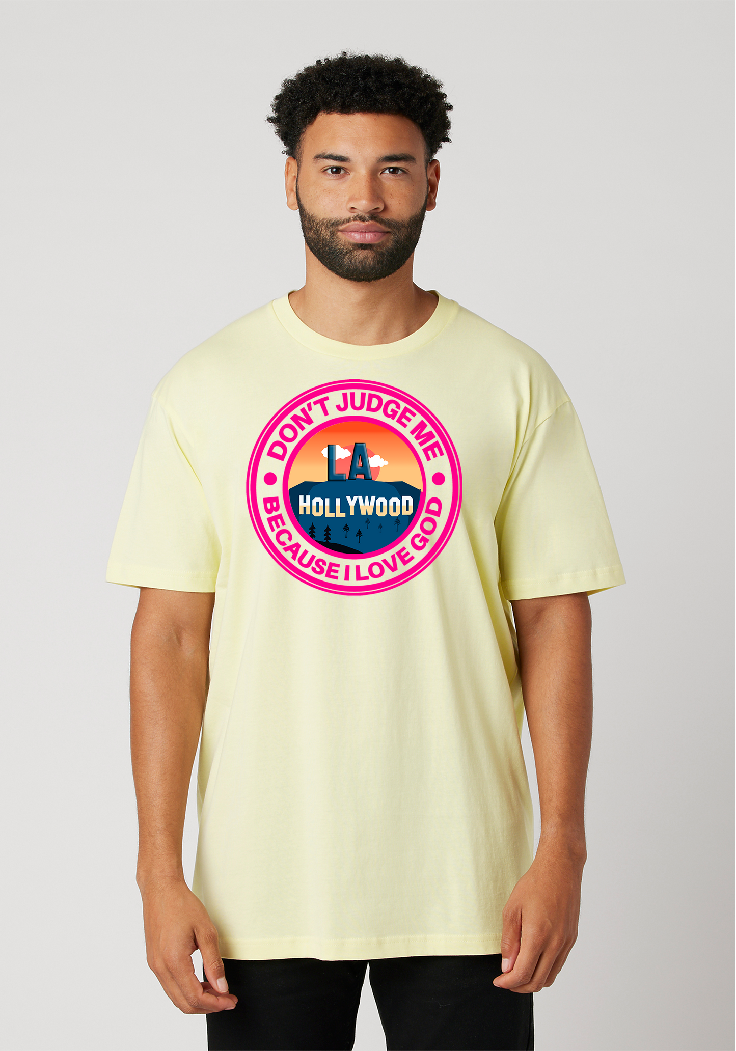 Yellow Unisex Faith T-Shirt - Hollywood
