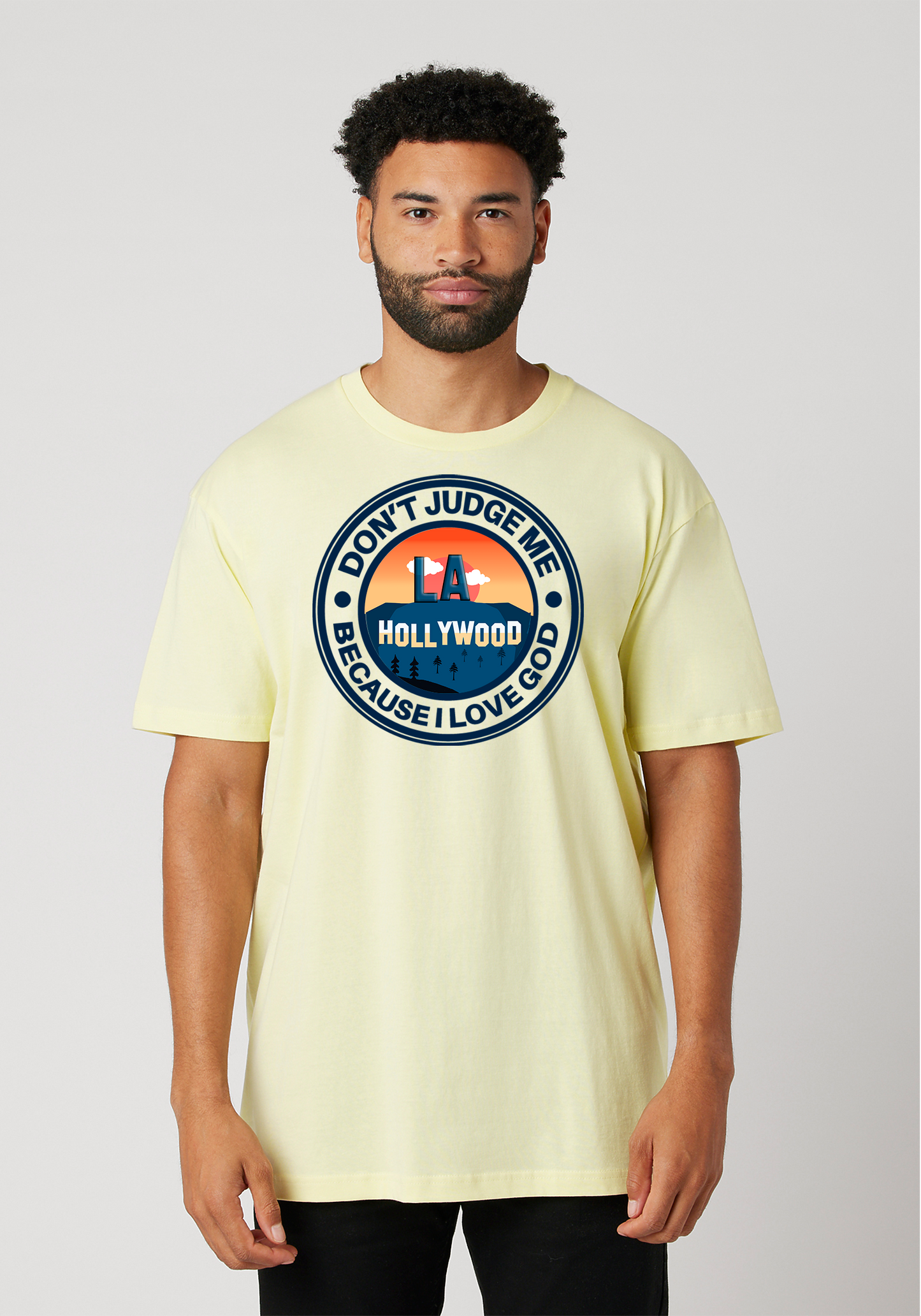 Yellow Unisex Faith T-Shirt - Hollywood