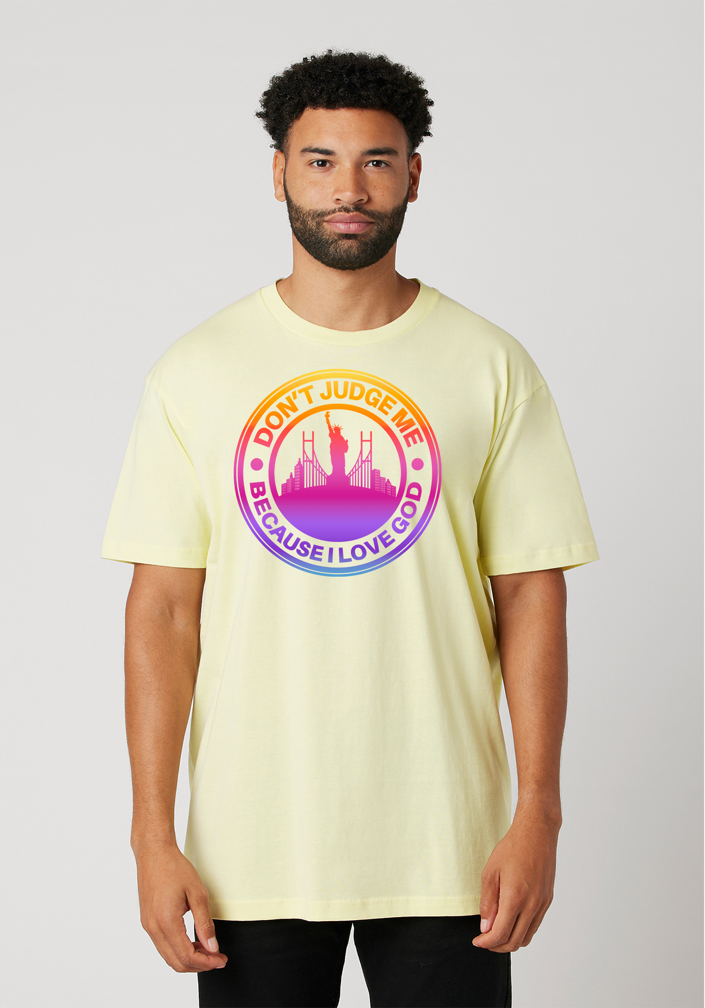 Yellow Unisex Faith T-Shirt - The City
