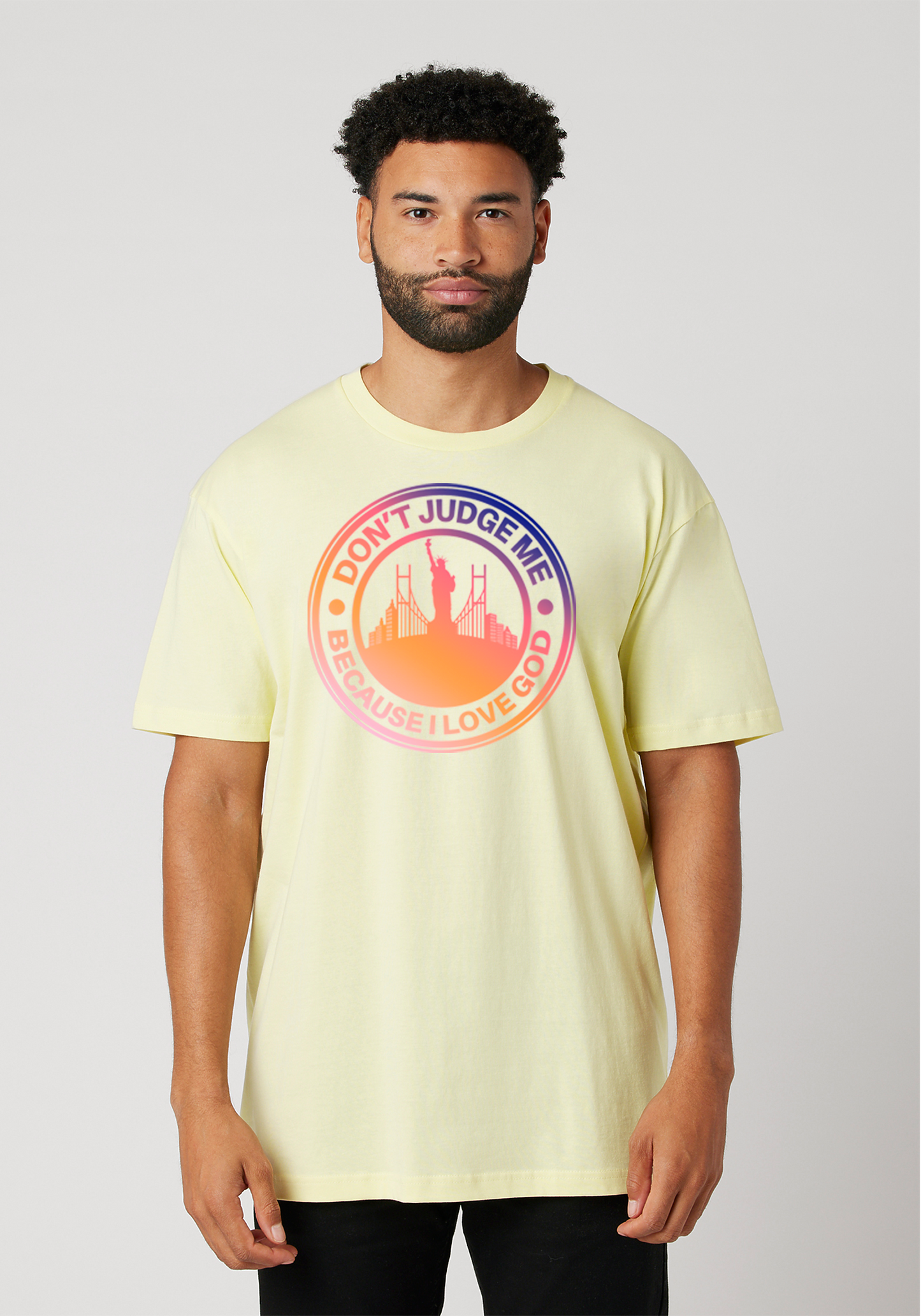 Yellow Unisex Faith T-Shirt - The City