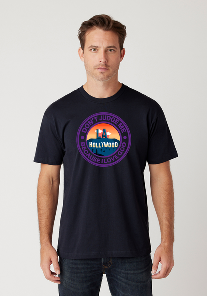 Navy - Unisex Faith Tee – Hollywood
